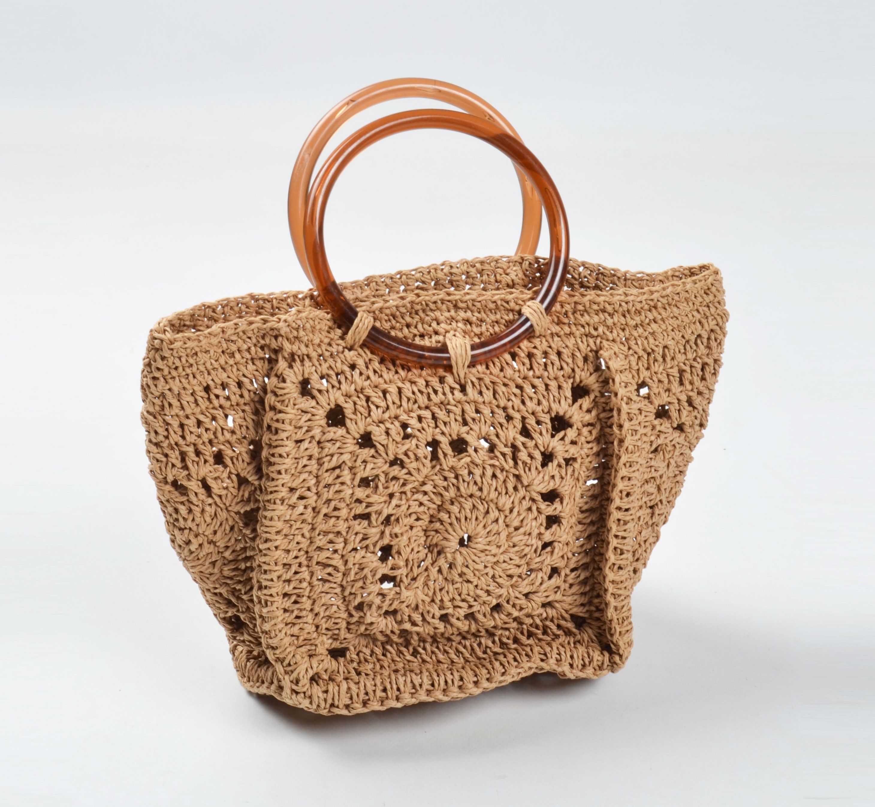 Other Vintage Y2K Boho Woven Straw Small Bag Purse Size ONE SIZE - 1 Thumbnail