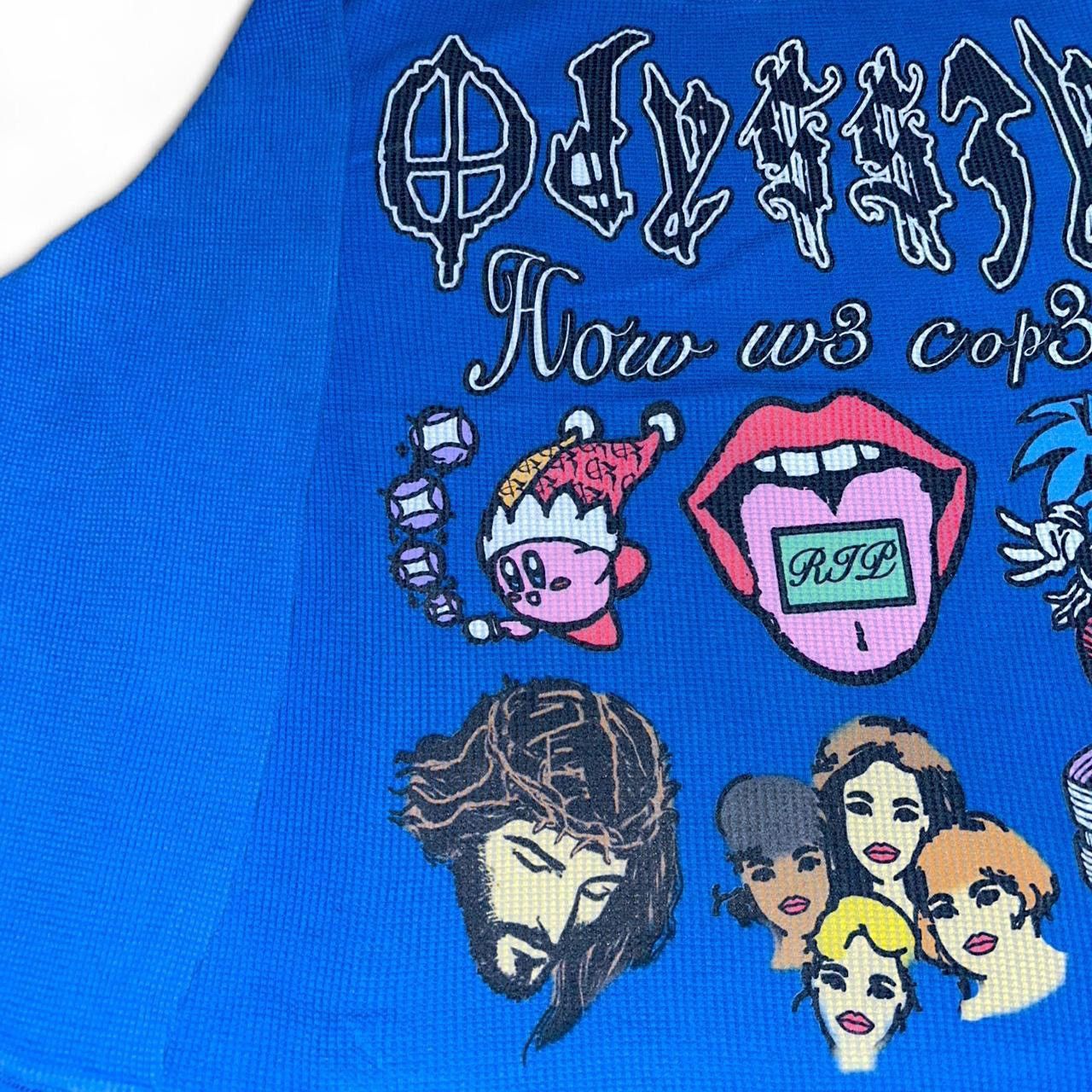 Other Odyss3y 1 of 1 “HOW W3 COP3” vintage thermal tee Size US L / EU 52-54 / 3 - 3 Thumbnail