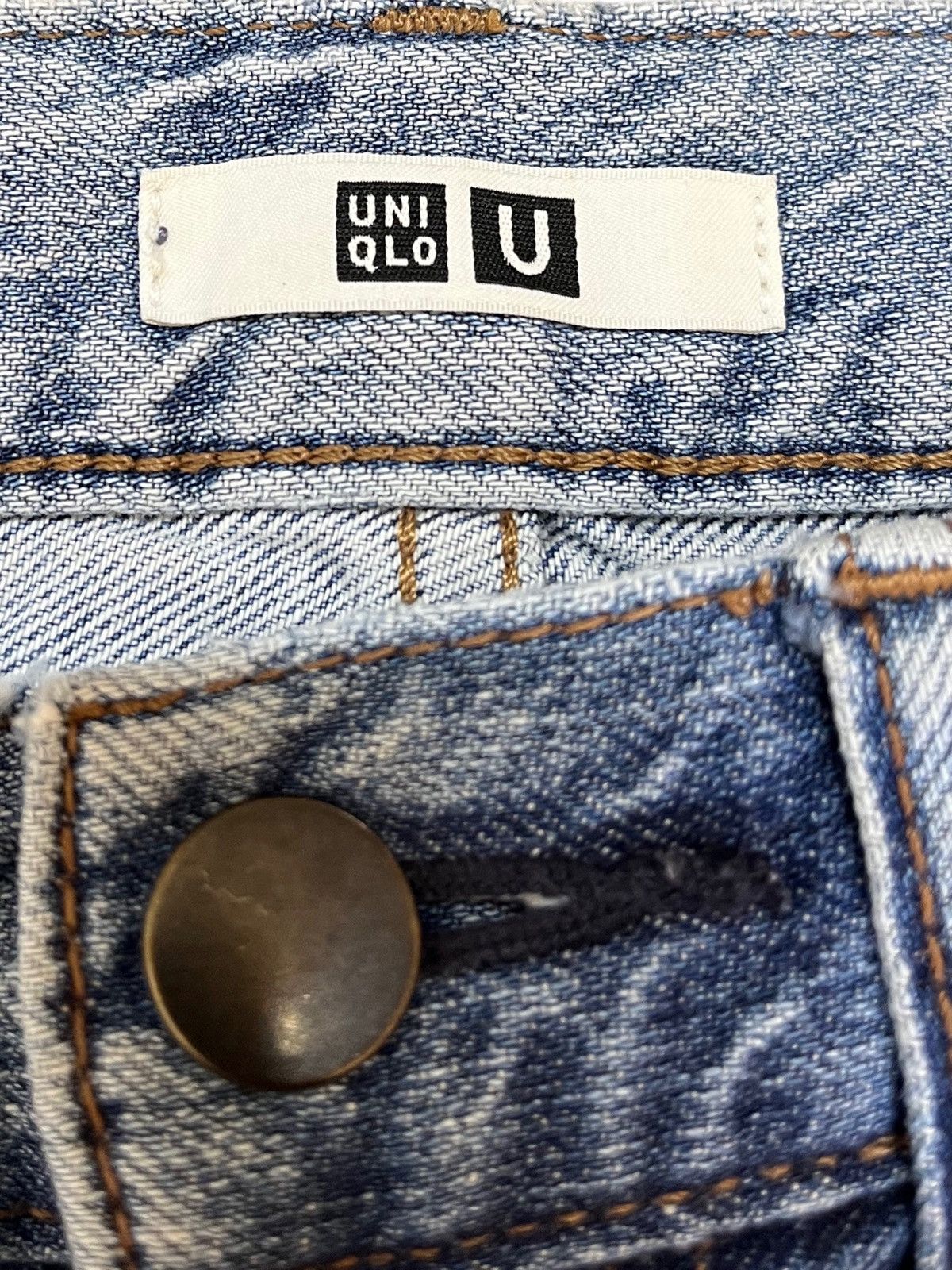 Christophe Lemaire × Uniqlo Vintage Uniqlo U Baggy Distressed Denim Size US 28 / EU 44 - 5 Thumbnail