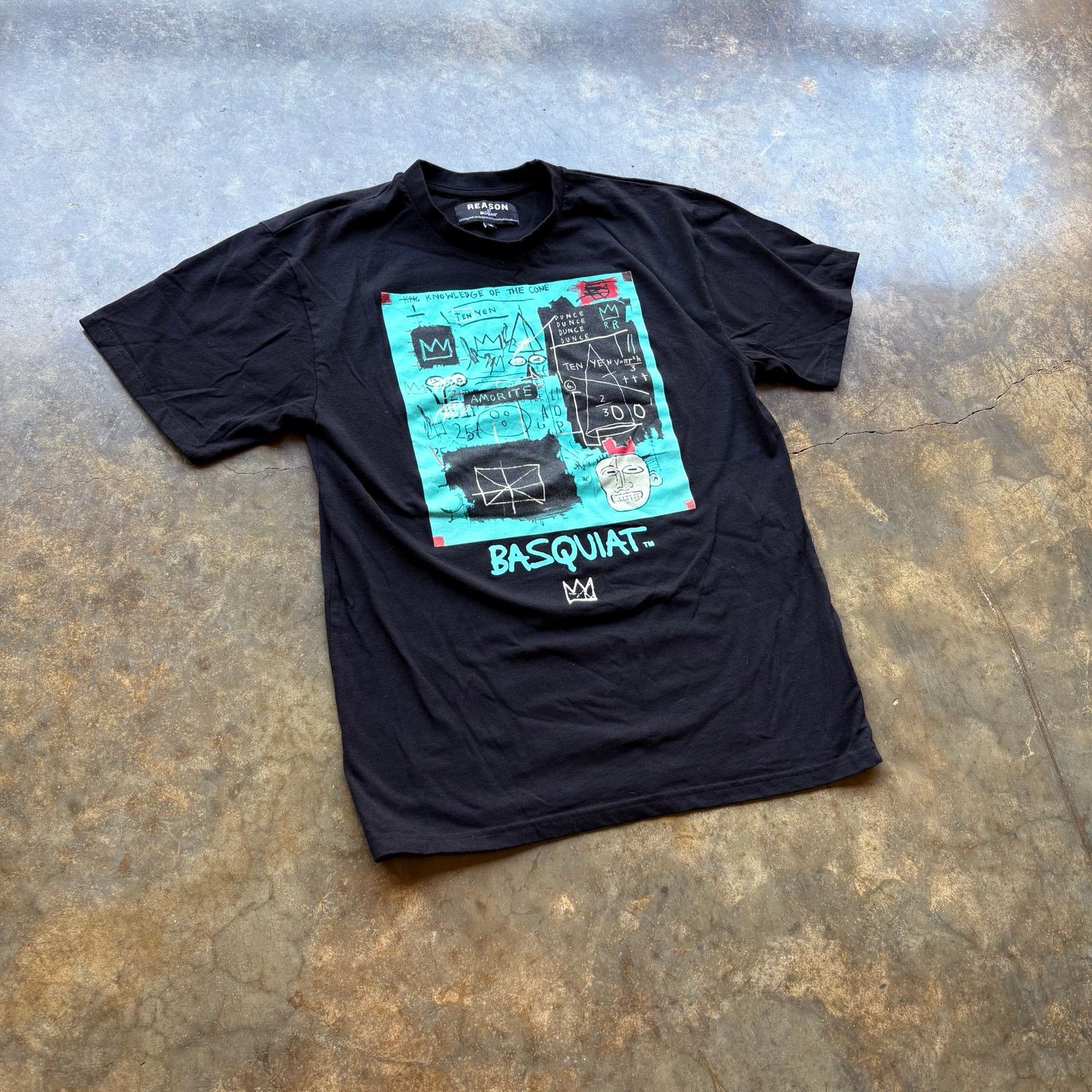 Vintage Vintage Style Basquiat Art Graphic T-shirt Size US M / EU 48-50 / 2 - 2 Thumbnail