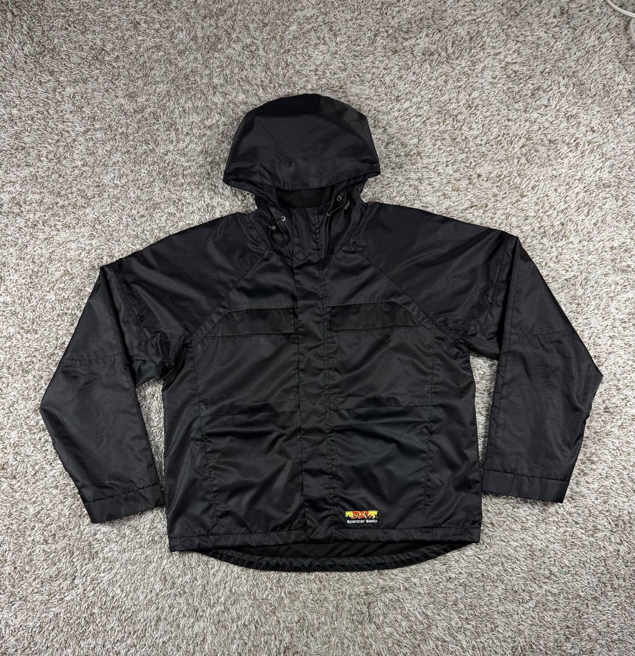 SPENCER BADU SPENCER BADU Black Water-Repellent Full Zip Jacket Size US S / EU 44-46 / 1 - 1 Thumbnail
