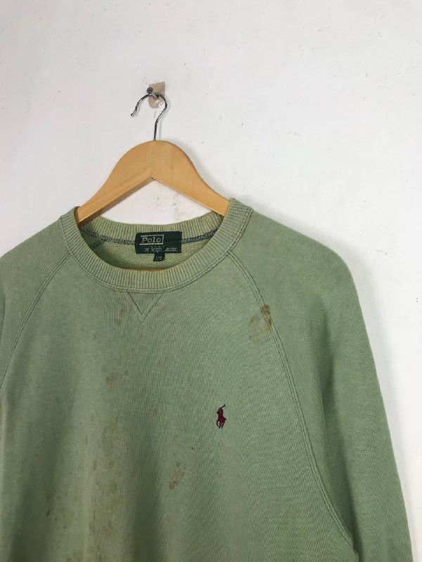 Polo Ralph Lauren × Ralph Lauren × Vintage Vintage Distressed Polo Ralph Lauren Sweatshirt Size US L / EU 52-54 / 3 - 8 Thumbnail