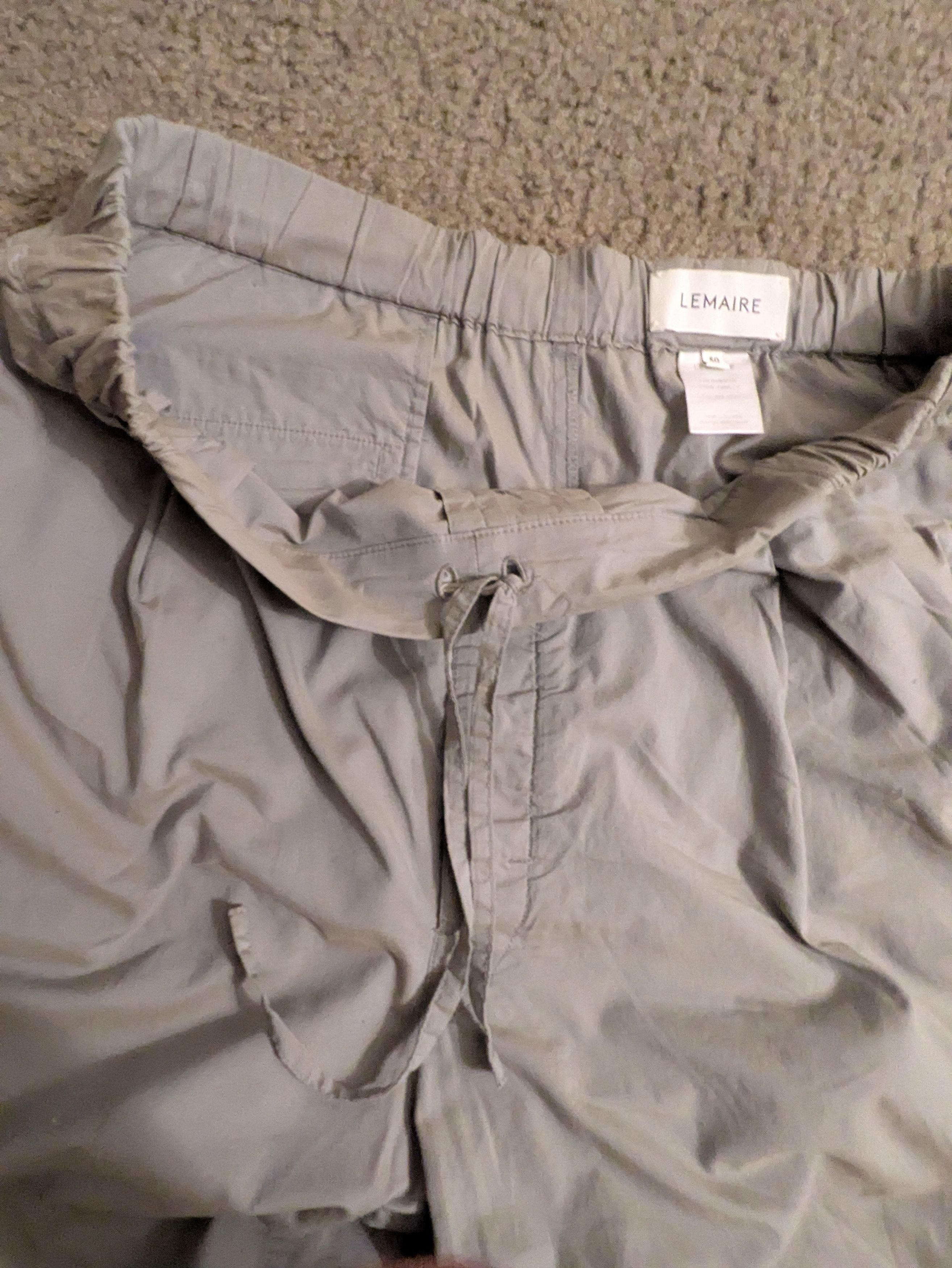Lemaire Lemaire Grey Easy Pleated Pants Size US 32 / EU 48 - 7 Thumbnail