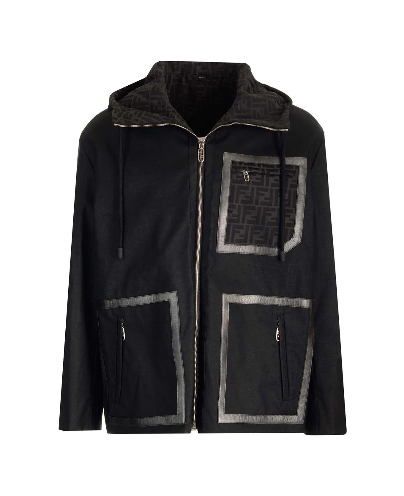 Fendi o1s1wg110226 Blouson Jacket in Black Size US S / EU 44-46 / 1 - 1 Thumbnail