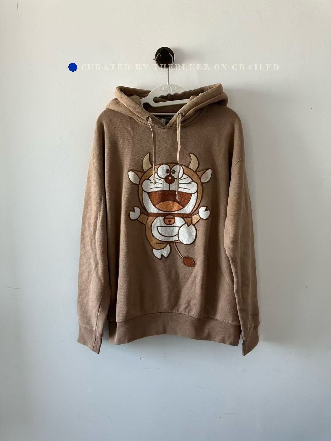 Gucci Gucci Doraemon Embroidery Brown Hoodie Size US L / EU 52-54 / 3 - 1 Thumbnail