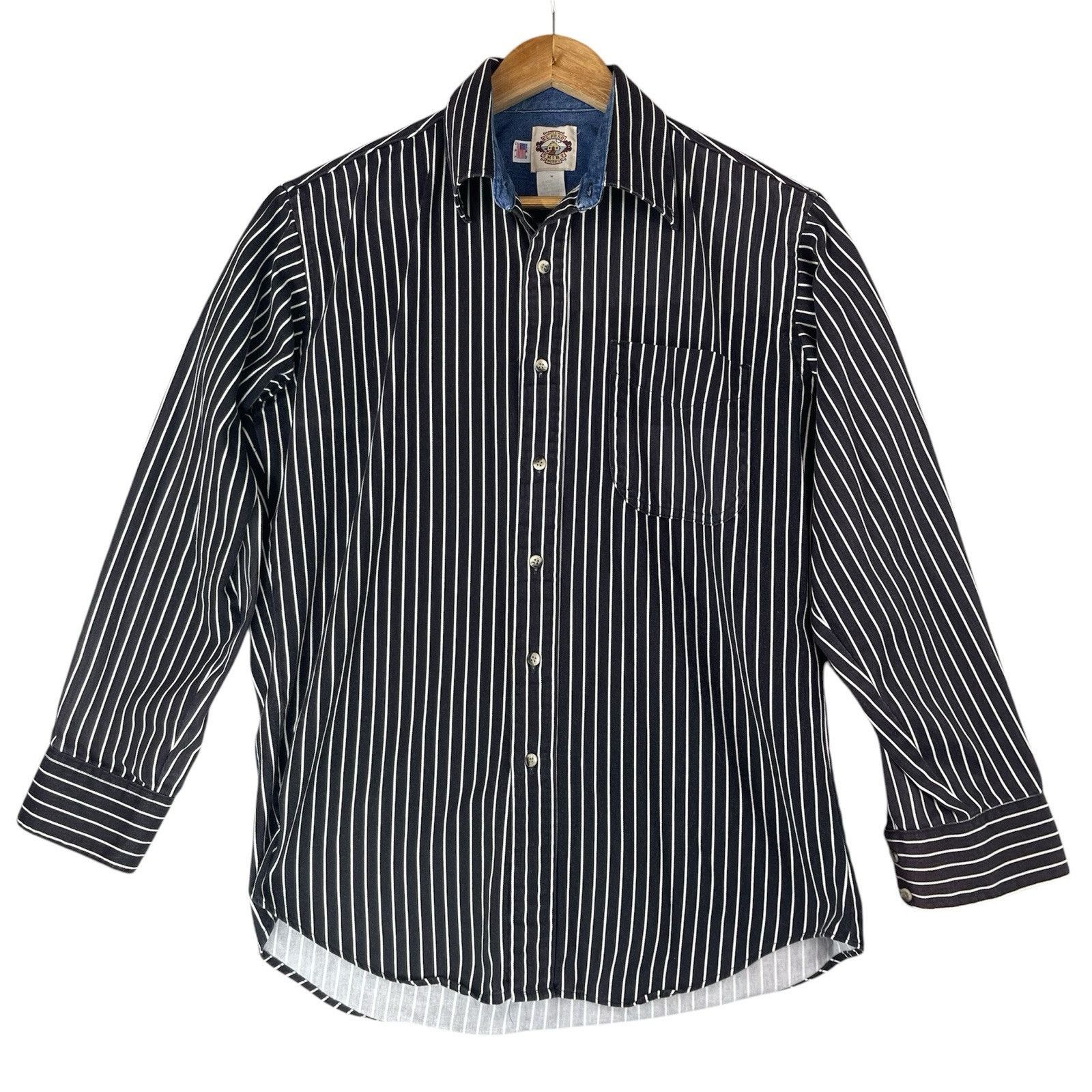 Other Old El Paso Vintage Western Shirt Med Pinstripe Denim USA Size US M / EU 48-50 / 2 - 1 Thumbnail