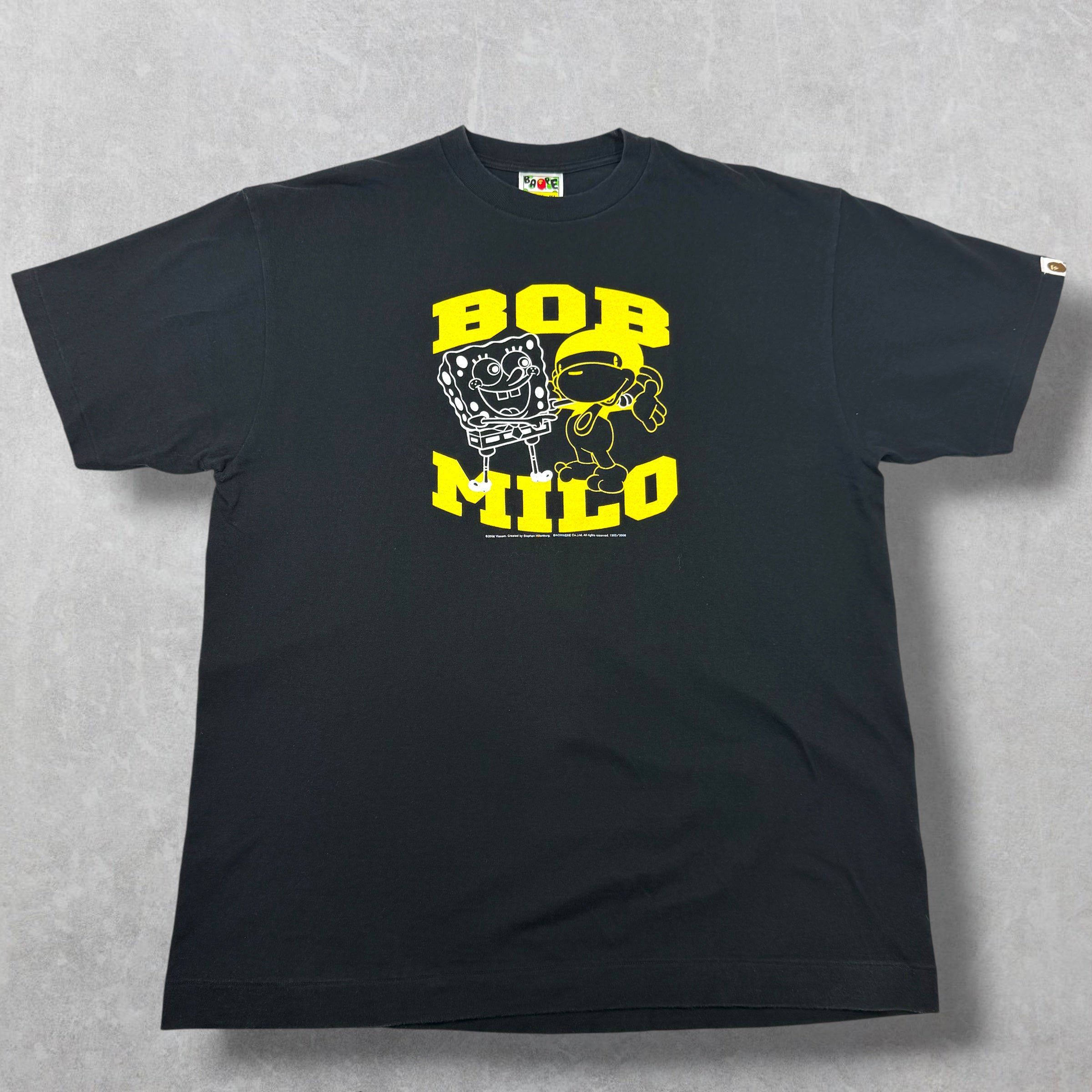 Bape Bape Spongebob Milo Bob Tee XL Size US XL / EU 56 / 4 - 1 Thumbnail