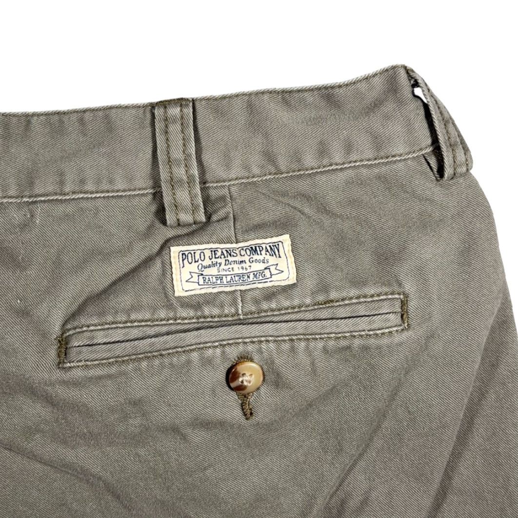 Polo Ralph Lauren Polo Jeans Co Pants Mens 34x30 Green Polo Jeans Co Pants Chino Military Straight Y2K Size US S / EU 44-46 / 1 - 7 Thumbnail