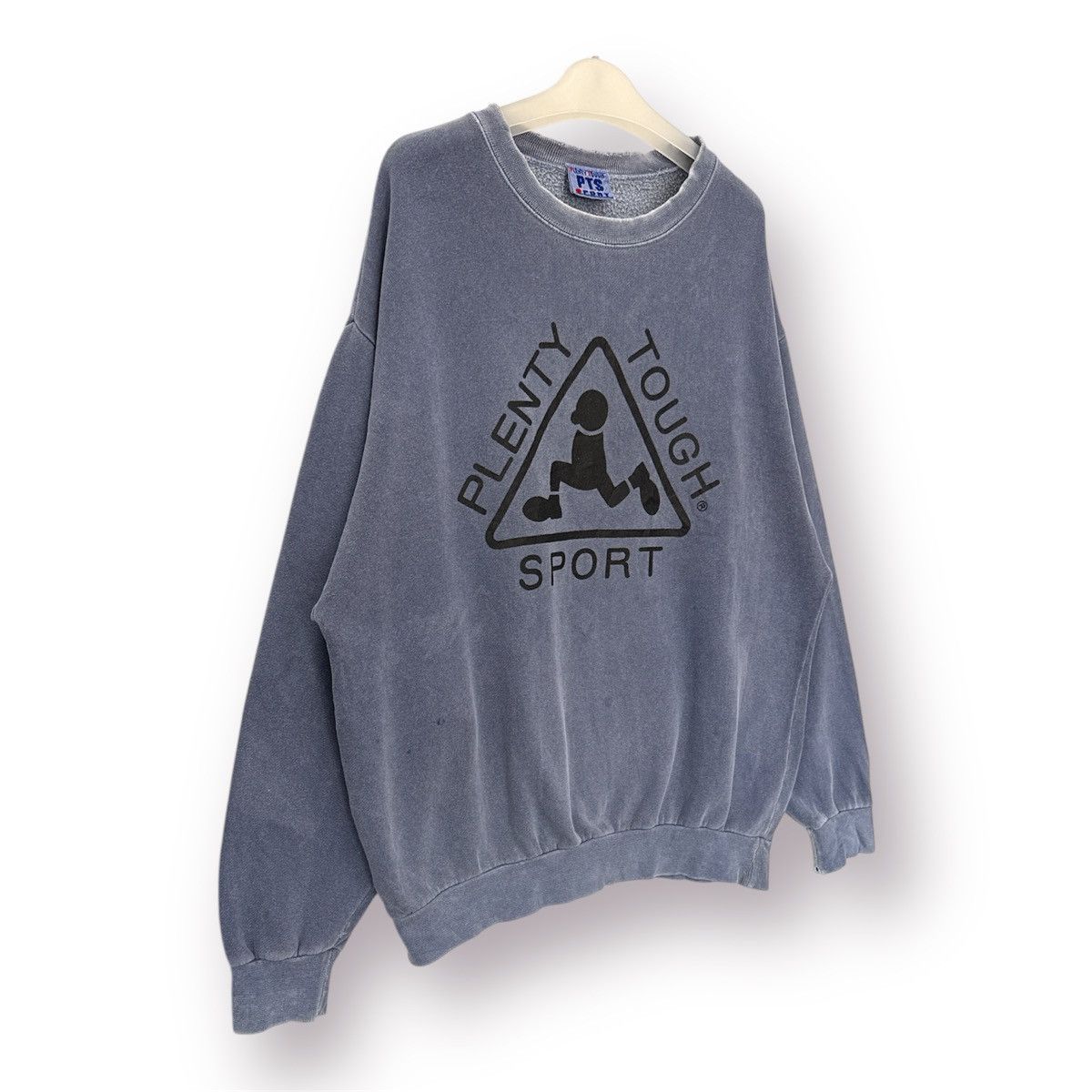 Vintage 🔥 Plenty Tough Sport Distressed Roundneck Sweatshirt - L Size US L / EU 52-54 / 3 - 3 Thumbnail