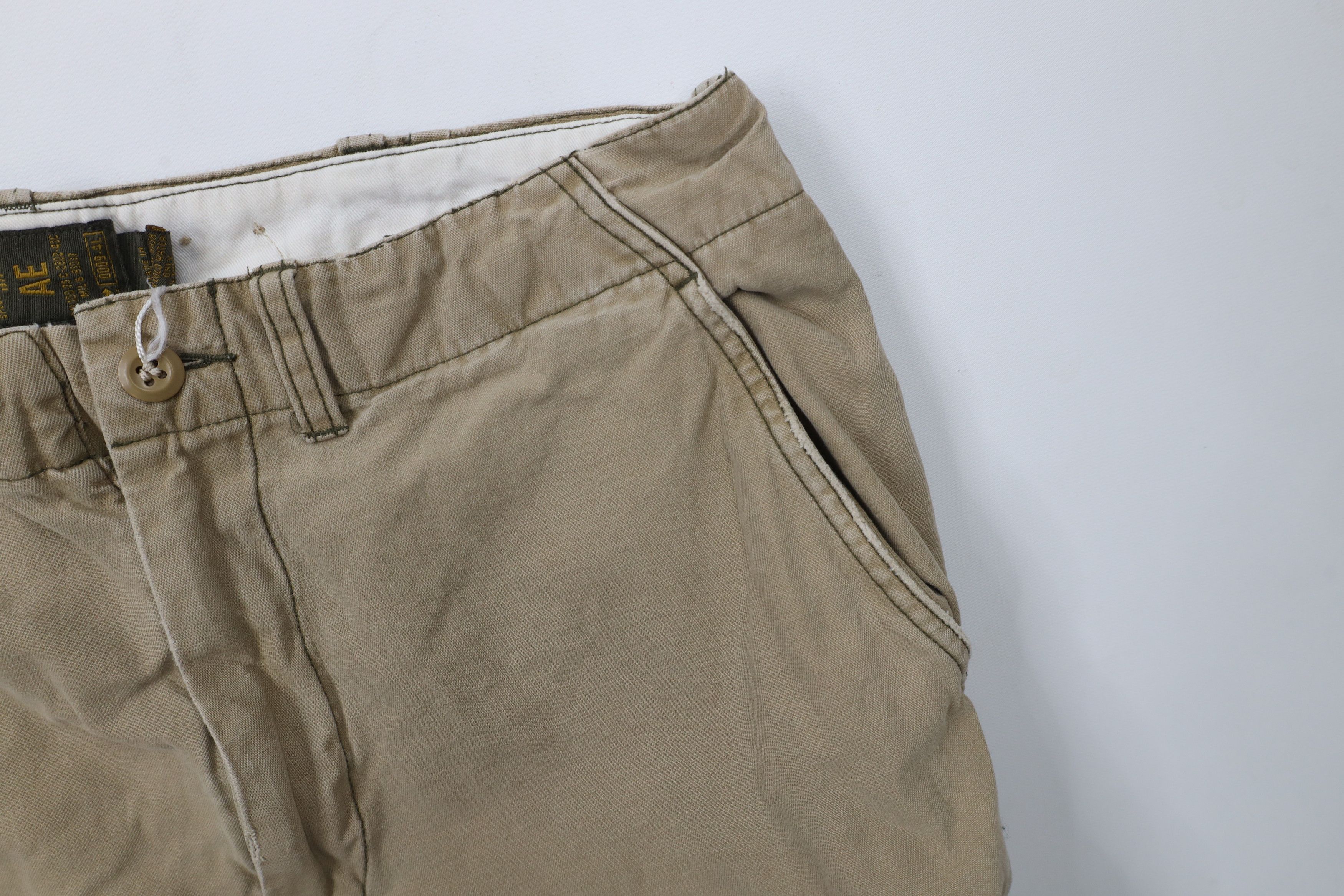 American Eagle Outfitters × Vintage Vintage 90s Y2K American Eagle Outfitters Heavy Cargo Shorts Size US 32 / EU 48 - 9 Thumbnail