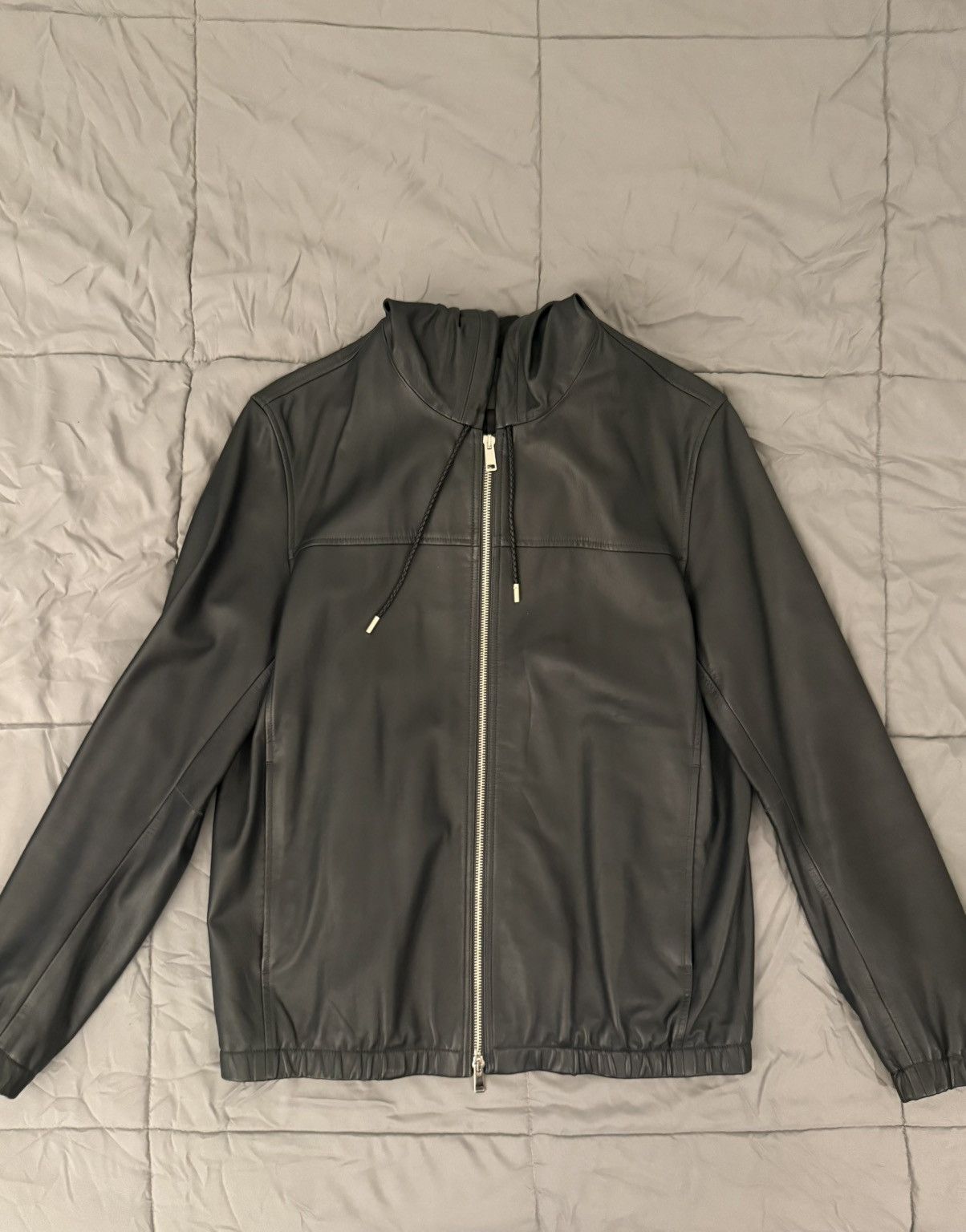 Theory Theory hooded leather jacket Size US M / EU 48-50 / 2 - 2 Thumbnail