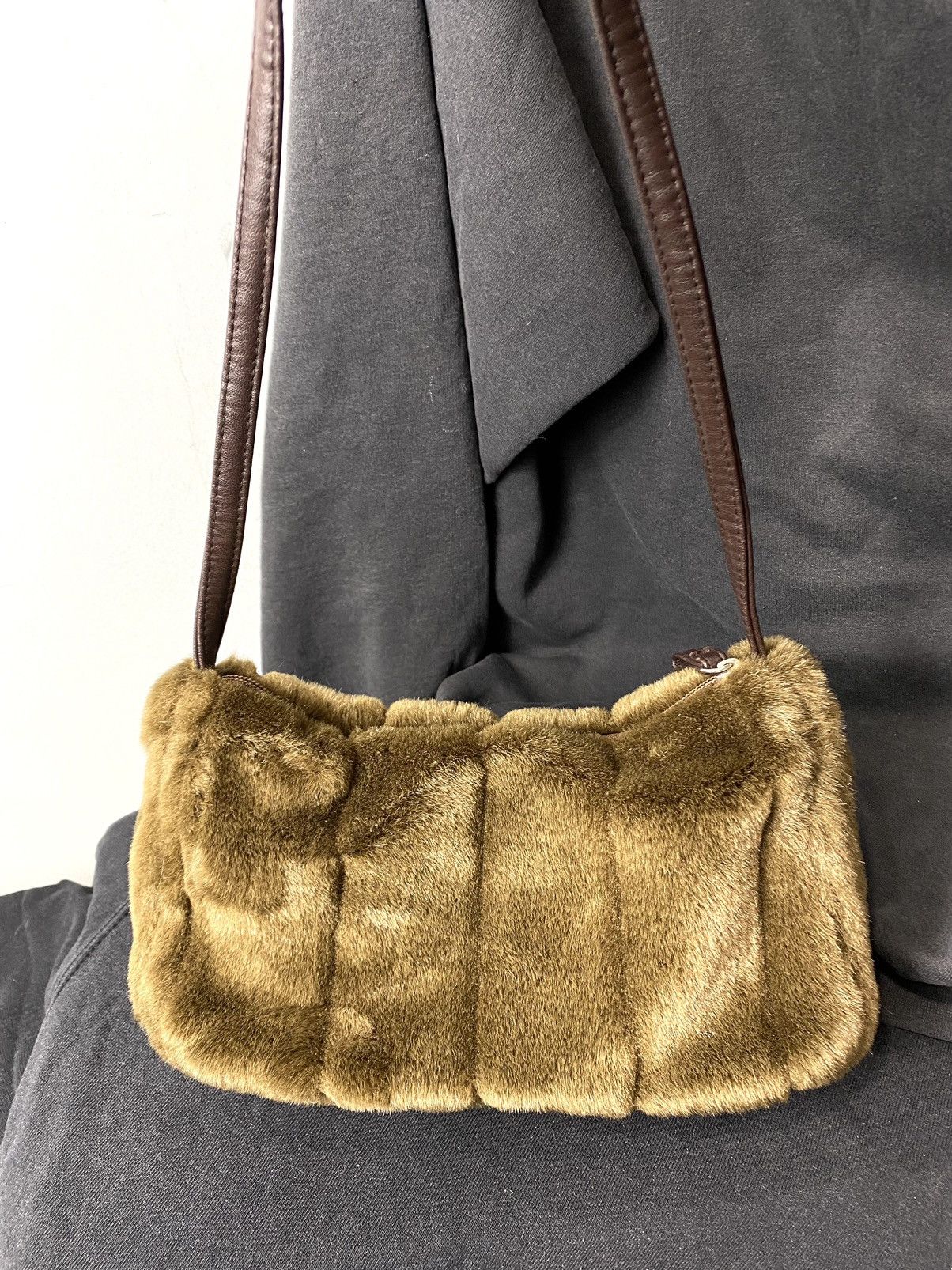 Vintage Vintage Fuzzy Mohair Y2K Bag Japan Style Ushanka Size ONE SIZE - 3 Thumbnail