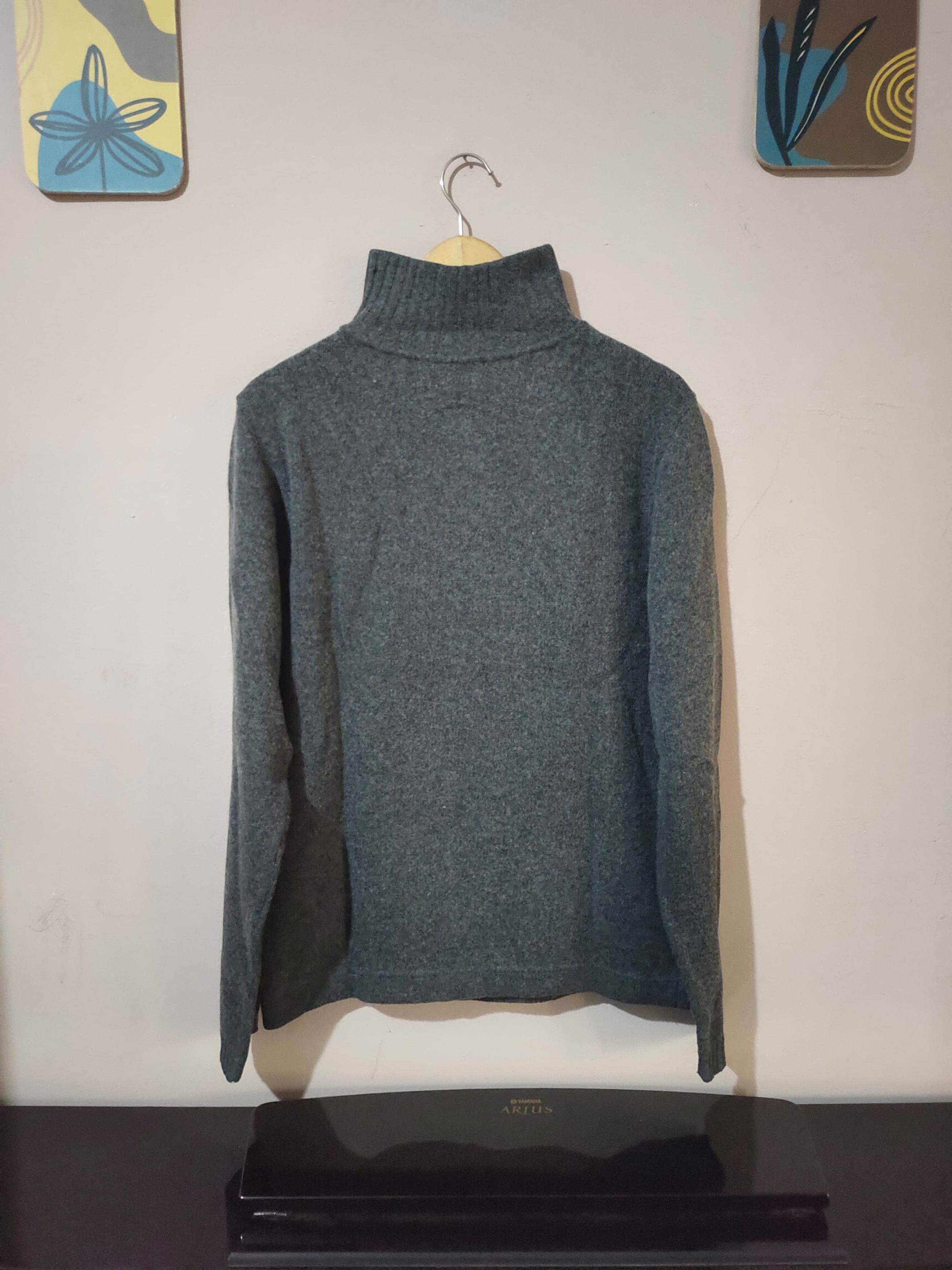 Versace Versace Wool Half Zipper Sweater Made in Italy Size US M / EU 48-50 / 2 - 9 Thumbnail