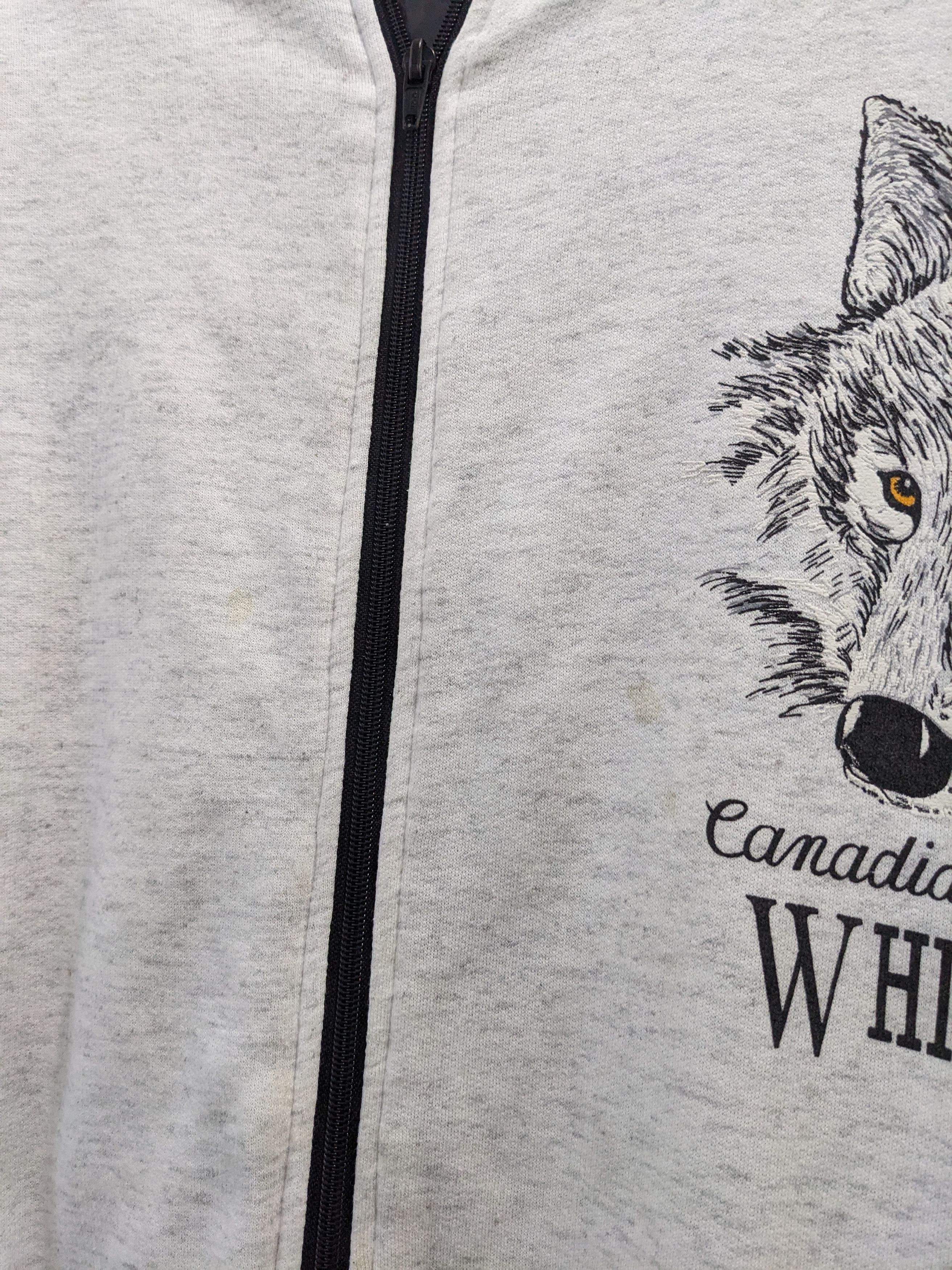 Vintage Vintage Wildlife White Wolf Hoodie Sweater Aop XL Size US XL / EU 56 / 4 - 7 Thumbnail