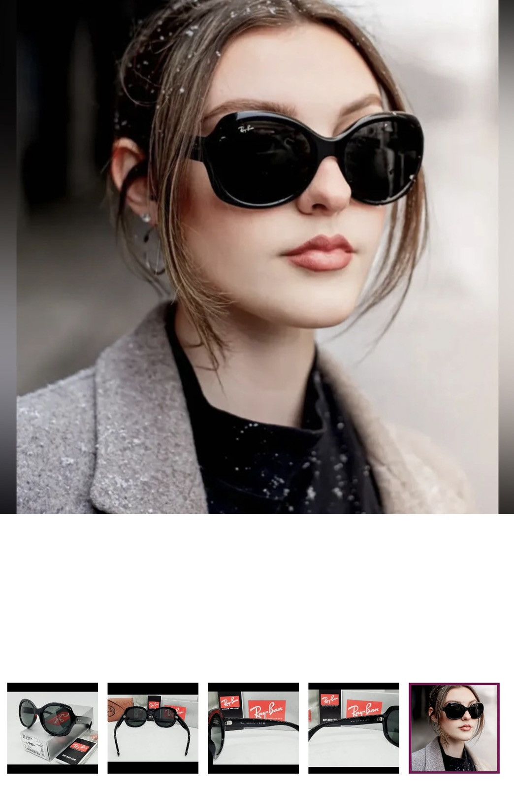 RayBan RAY BAN black/green RB4191 601/71 57 19 135 3N round SUNGLAS Size ONE SIZE - 1 Thumbnail