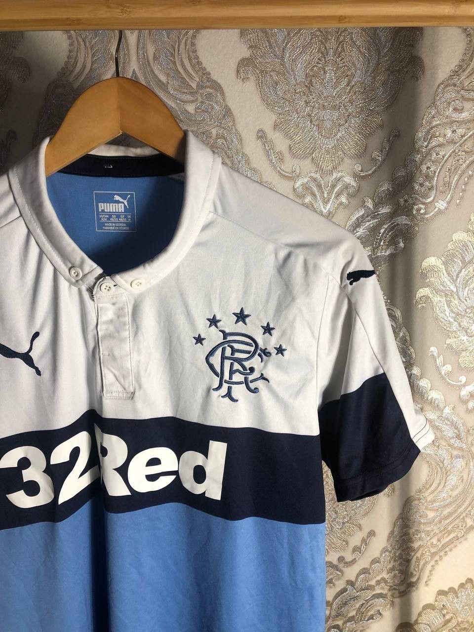 Puma Vintage Puma FC Rangers Scotland Retro Soccer Jersey Y2K Size US M / EU 48-50 / 2 - 3 Thumbnail