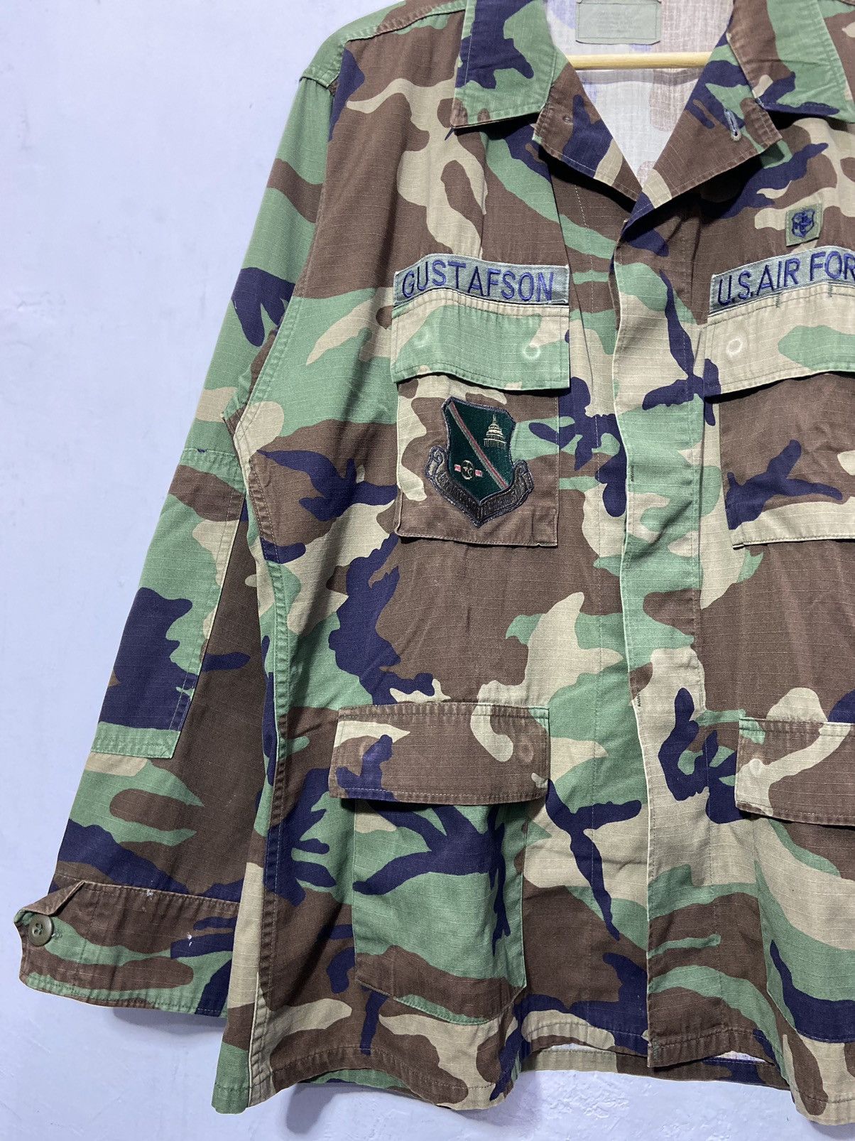 Other Vintage US Army Military Camouflage Field Jacket Size US XL / EU 56 / 4 - 3 Thumbnail