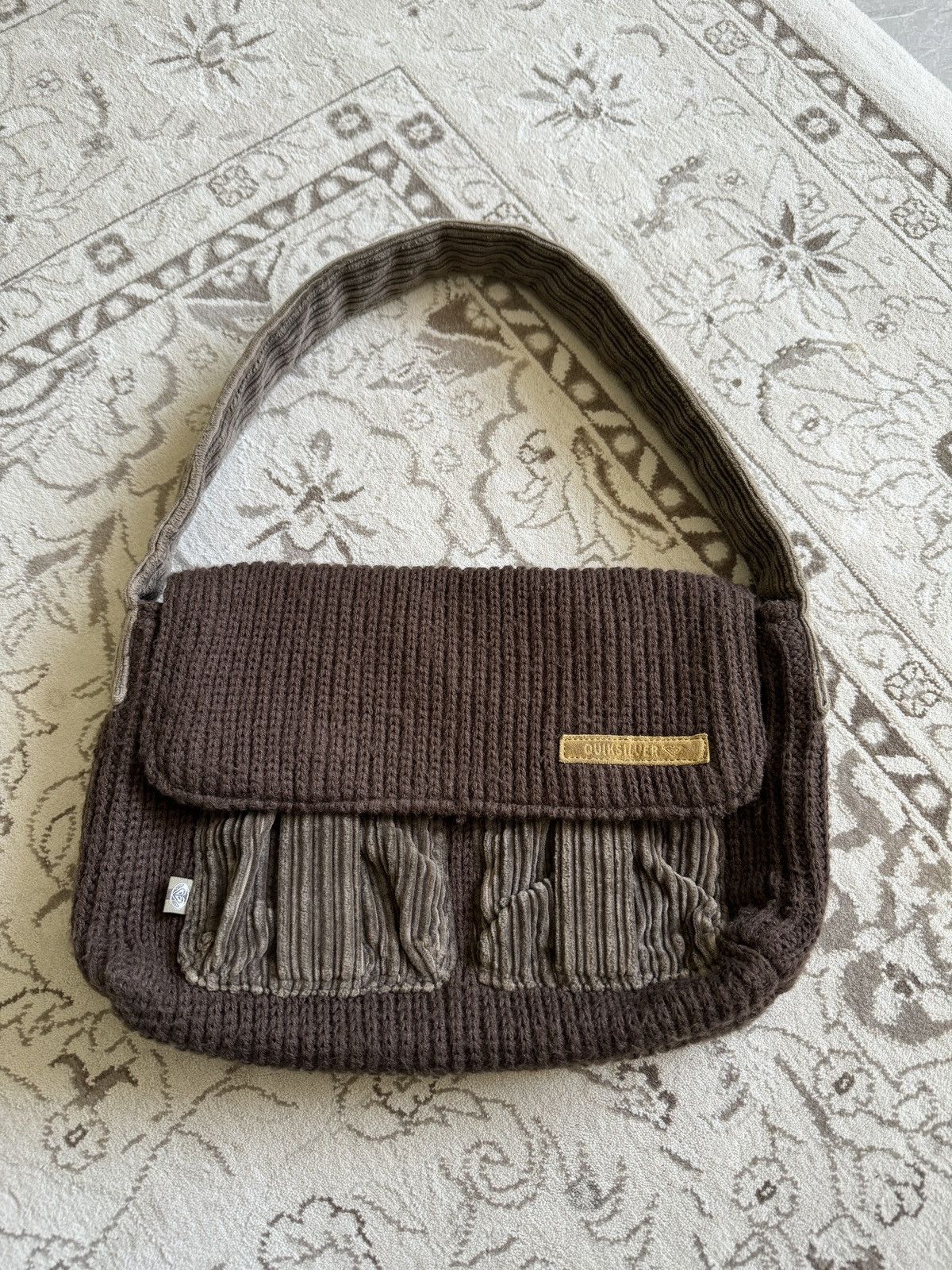 Quiksilver Vintage Quiksilver Roxy Knit Corduroy Mini Handle Bag Y2K Size ONE SIZE - 1 Thumbnail