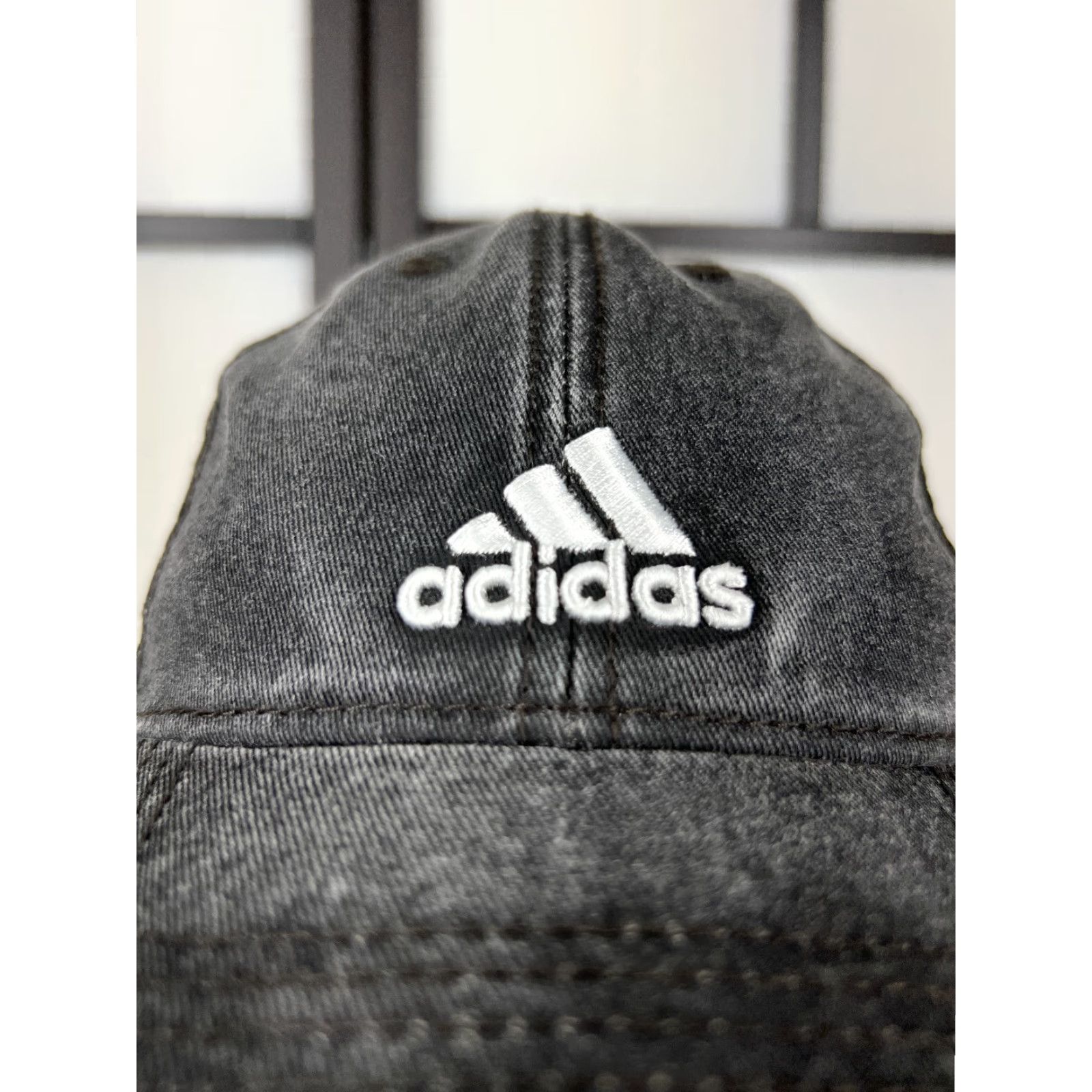 Adidas Adidas Golf Hat Cap Adjustable One Size Gray Twill Cotton Aeroready 3 Stripe Sports Mens Size ONE SIZE - 2 Thumbnail