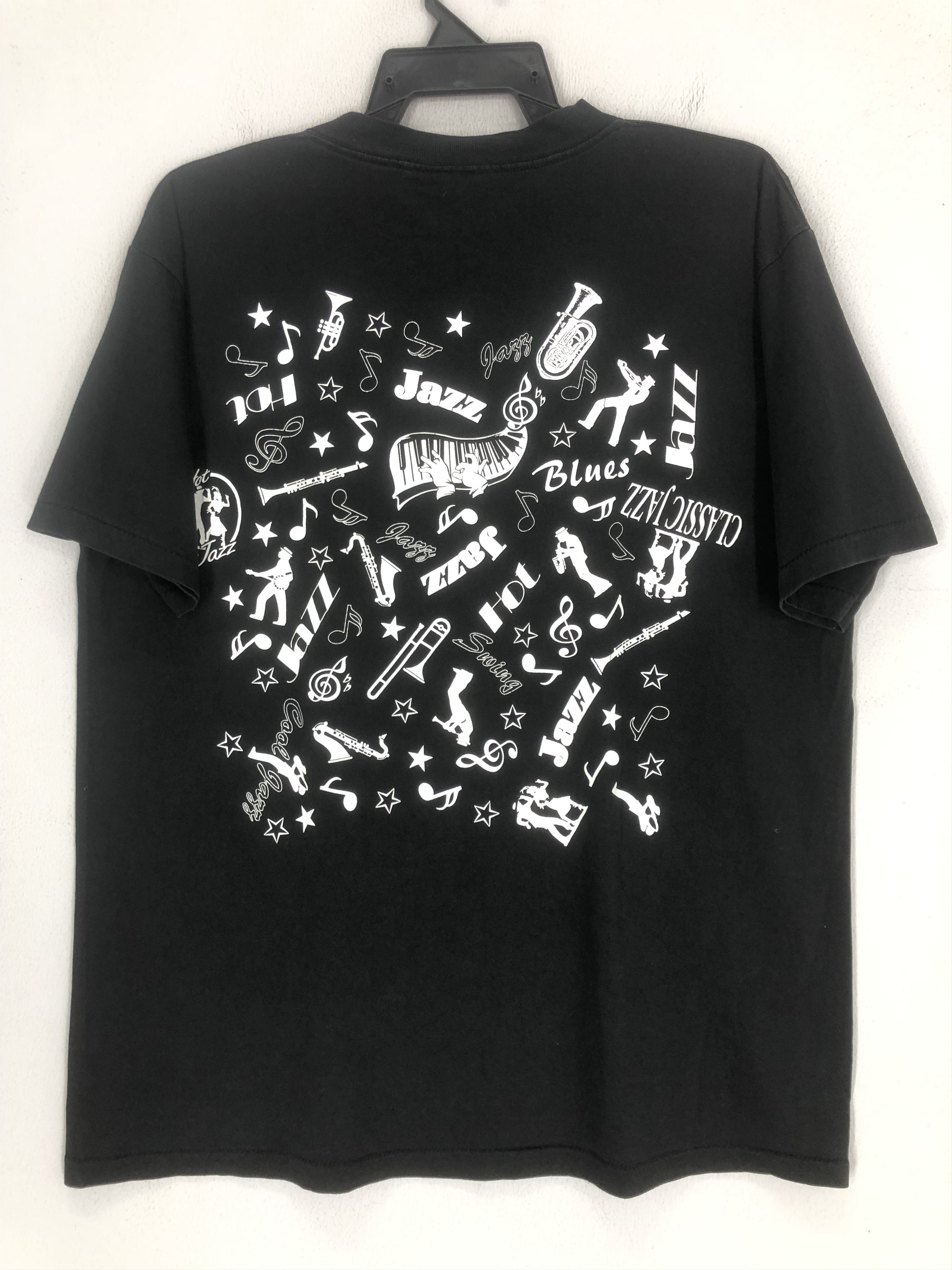 Vintage Vintage 90s Jazz And Blues Musical Tee Size US L / EU 52-54 / 3 - 2 Thumbnail