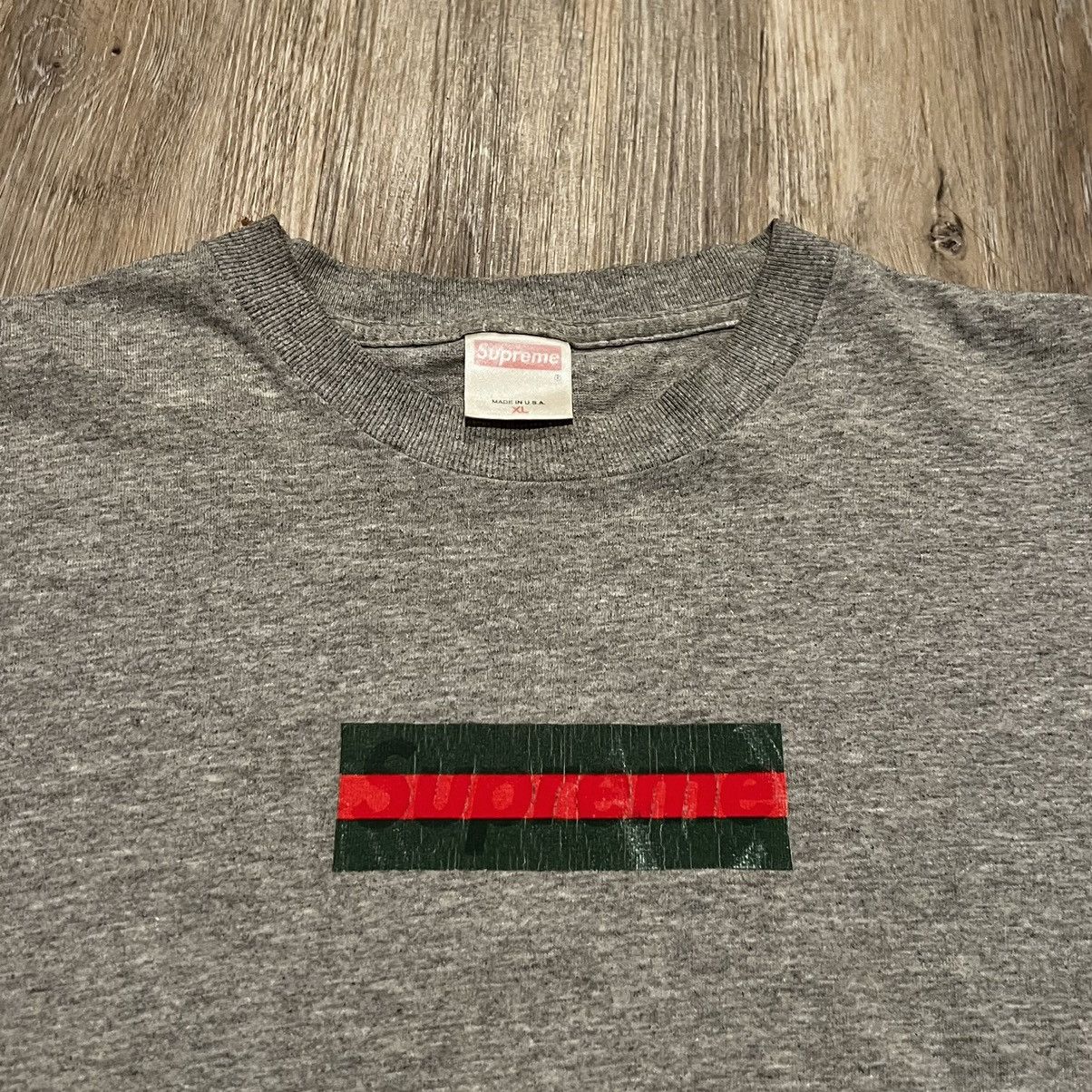 Supreme Supreme Gucci Box Logo Tee 2000 gucci bogo t shirt Grailed