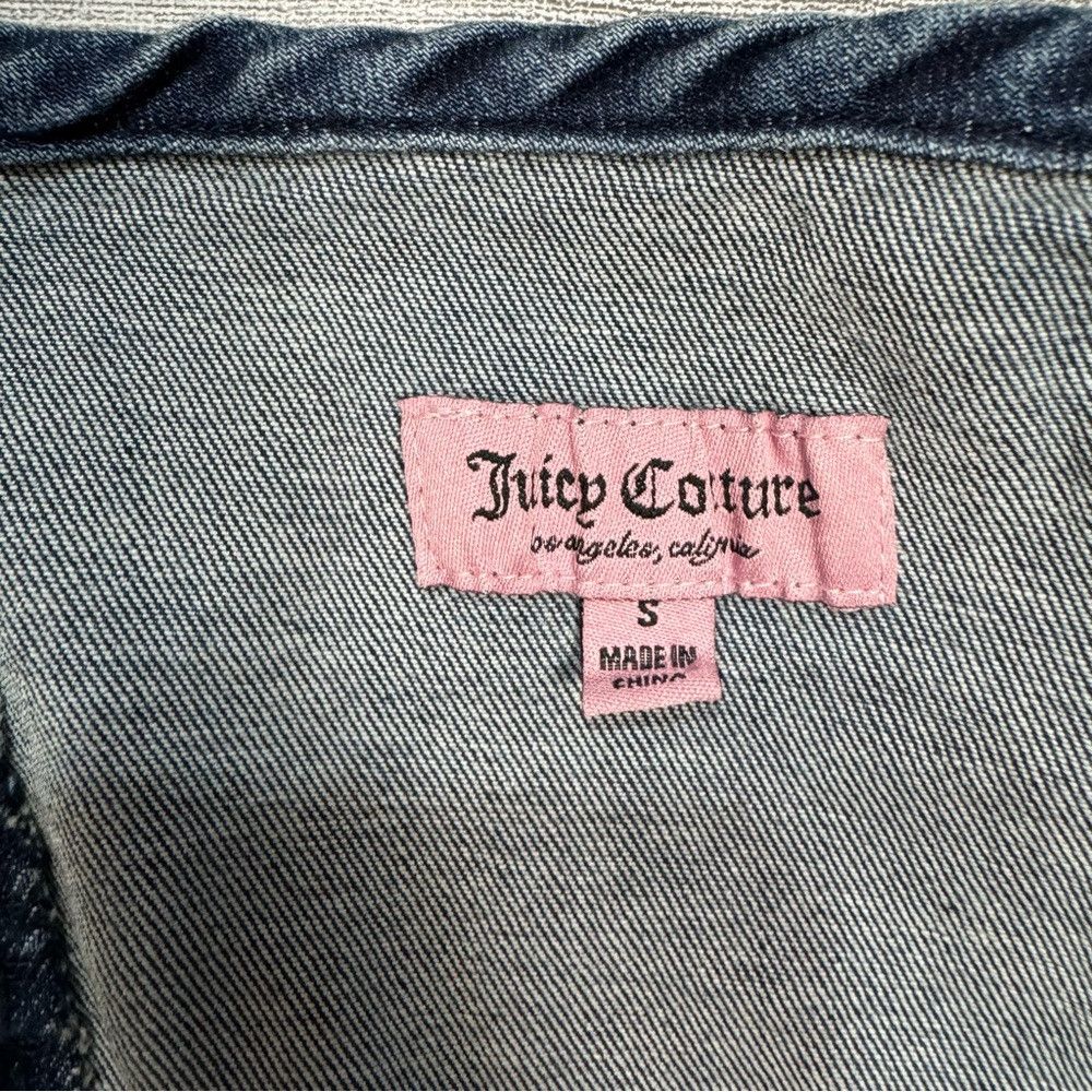Juicy Couture NWT New Juicy Couture Blue Denim Bodycon Sleeveless Mini Dr Size S / US 4 / IT 40 - 7 Thumbnail