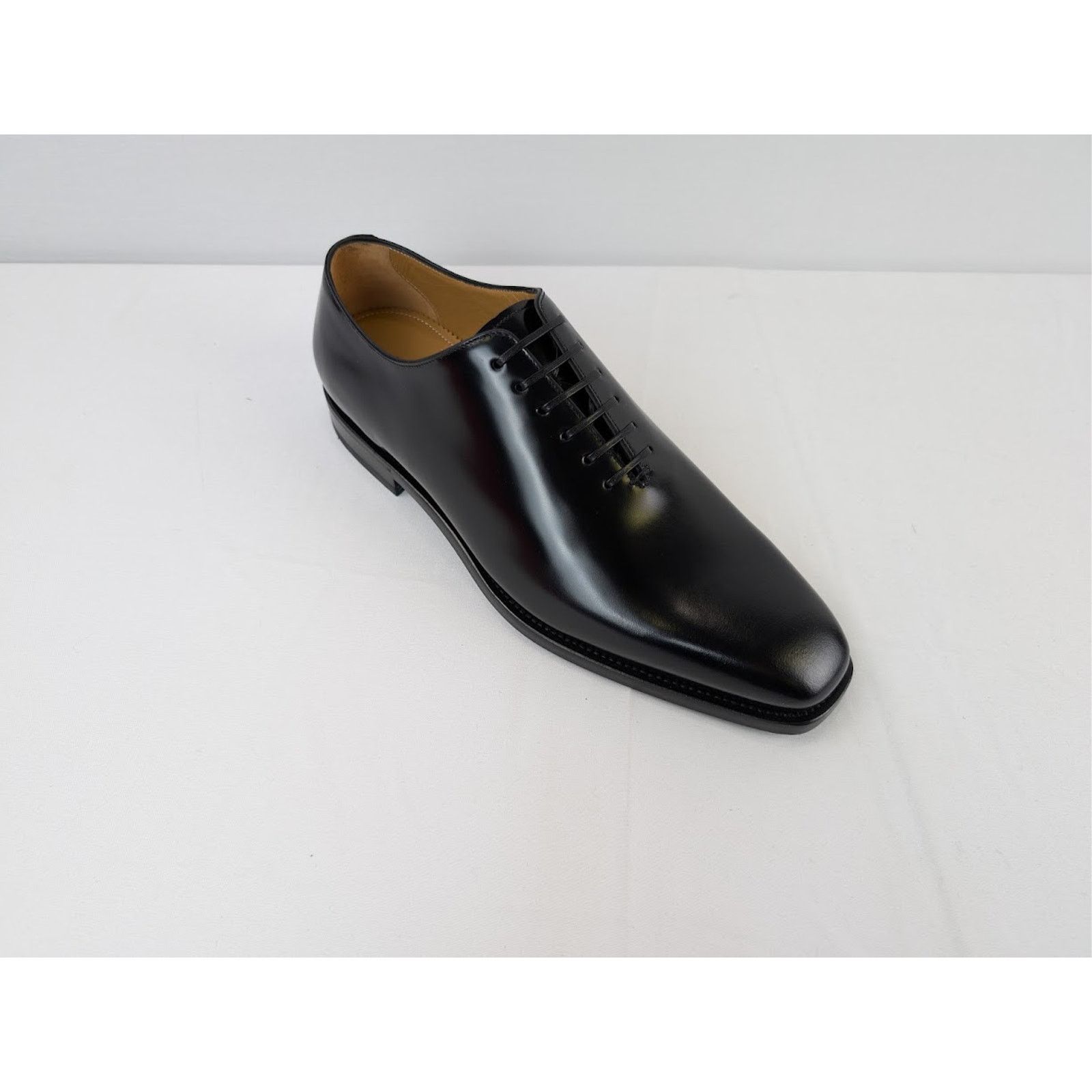 Salvatore Ferragamo o1rshd1 Nero Calf Shoes in Nero Size US 12 / EU 45 - 3 Thumbnail