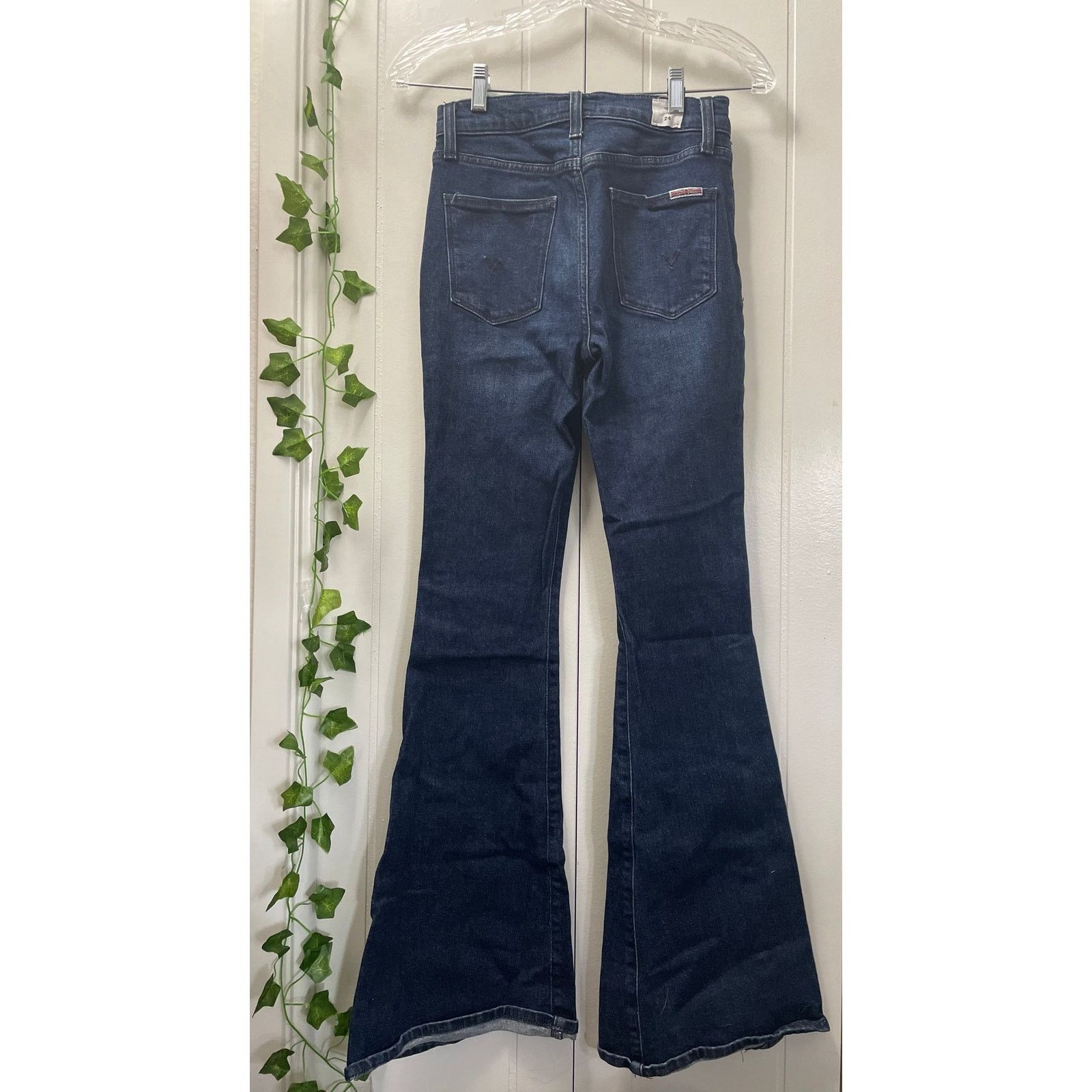 Hudson Women Hudson Tall Flared Dark Denim Jeans Size 24 Size 24" / US 00 / IT 34 - 2 Thumbnail
