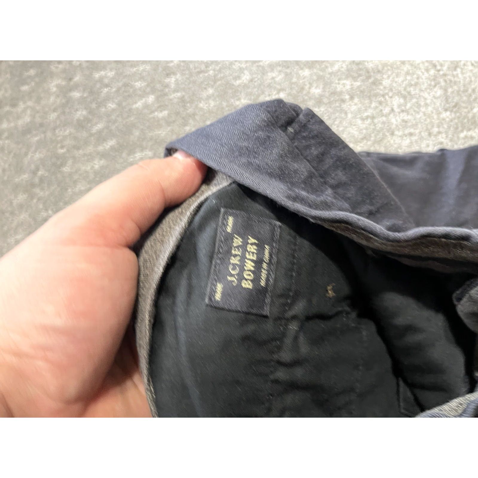 J.Crew VINTAGE J.CREW Bowery Dress Pants Men’s Slim Cotton 29x29 Blue Flat Front EUC Size US 29 - 5 Thumbnail