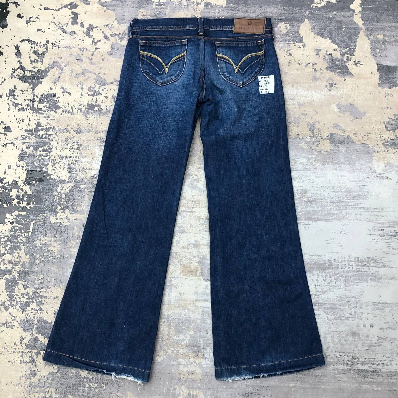 MOUSSY P159 BLACK BY MOUSSY FLARED JAPAN DENIM Size 30" / US 8 / IT 44 - 2 Thumbnail