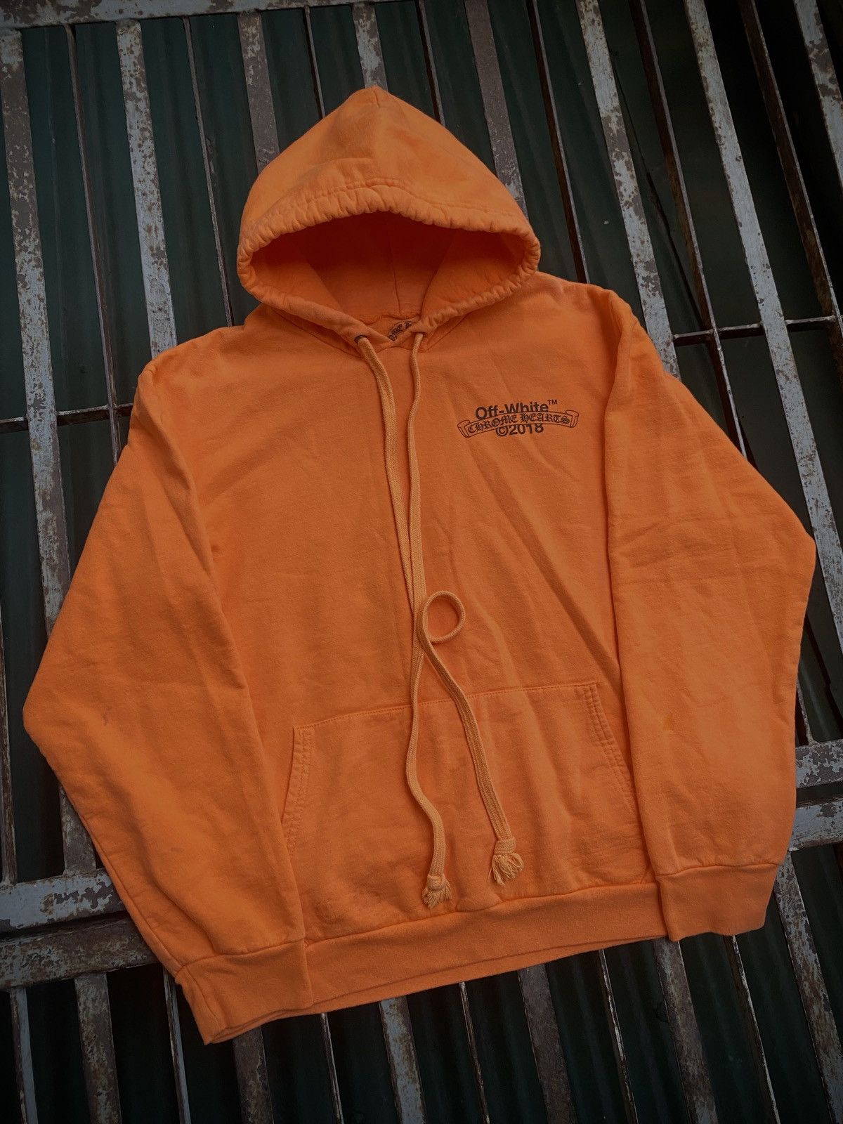 Chrome Hearts RAREST - Chrome Hearts x Off White 2018 Hoodie XXL Size US XXL / EU 58 / 5 - 5 Thumbnail