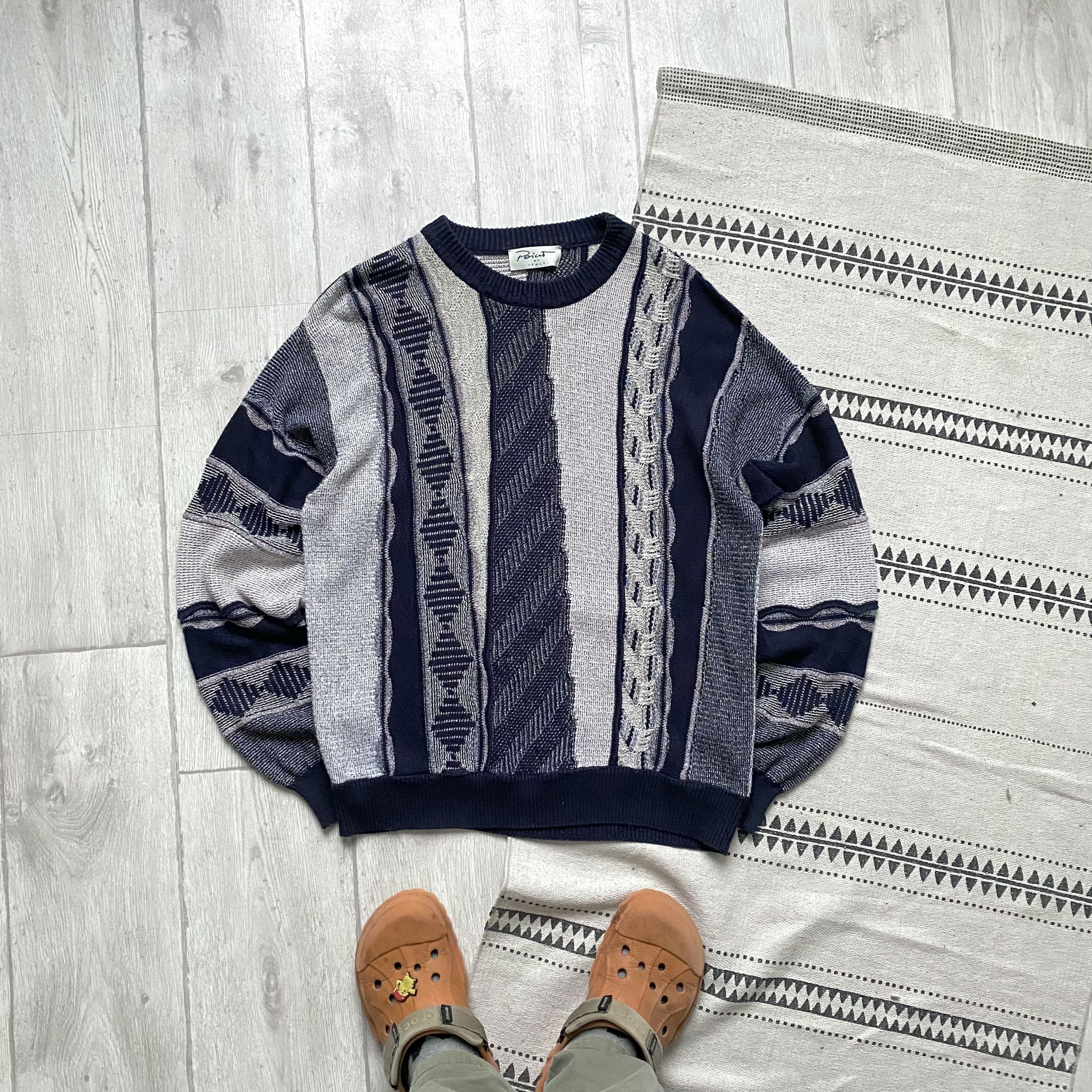 Coogi Vintage 90s Coggi Style knit Sweater Y2K Pullover Size US M / EU 48-50 / 2 - 1 Thumbnail