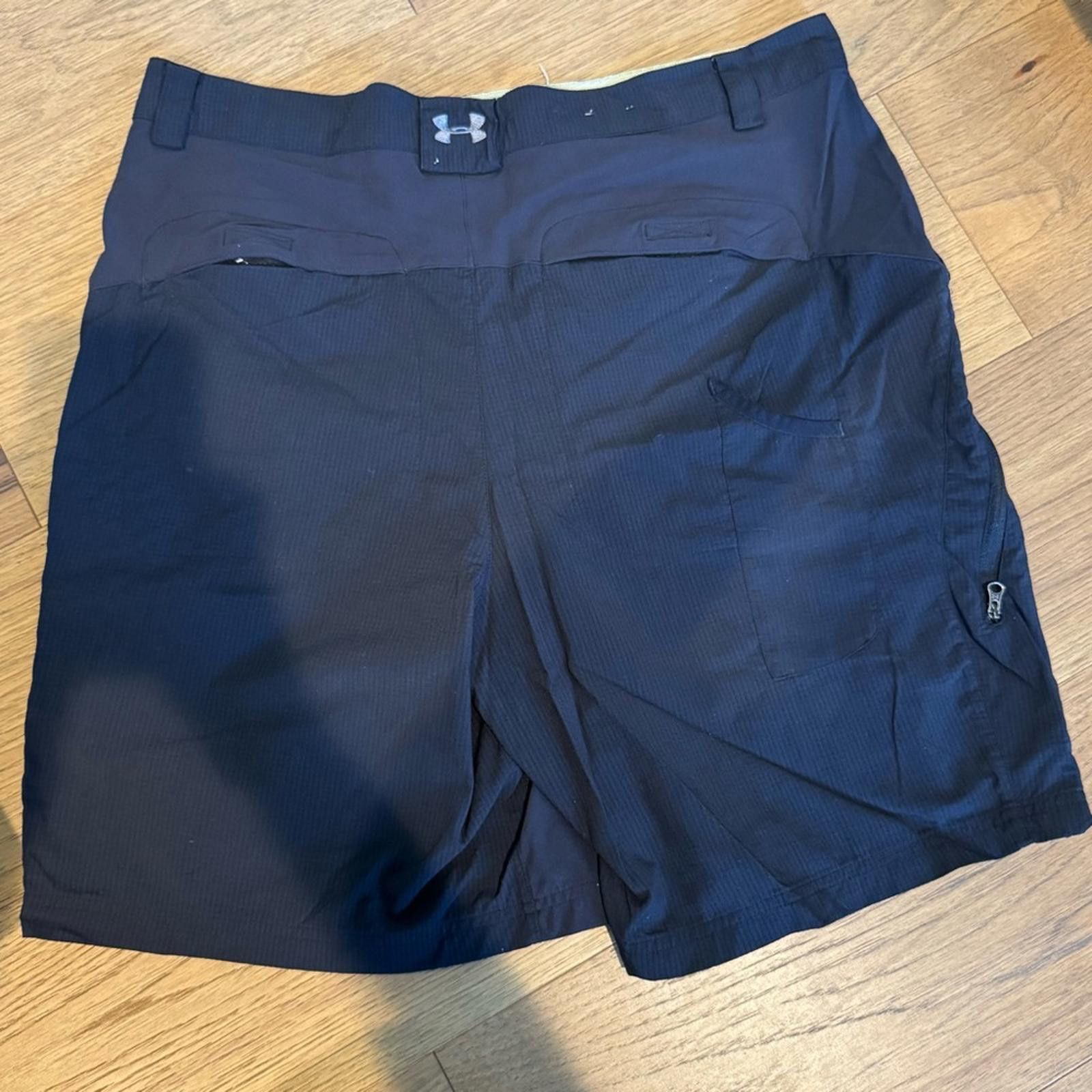 Under Armour Under Armour Men's Navy Athletic Shorts-Size 36 Size US 32 / EU 48 - 2 Thumbnail
