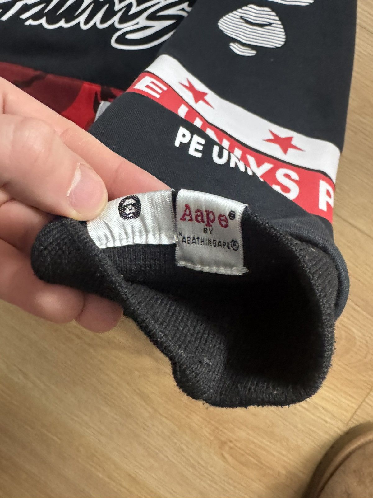 Aape Aape x Bape graphic hoodie Size US L / EU 52-54 / 3 - 4 Thumbnail