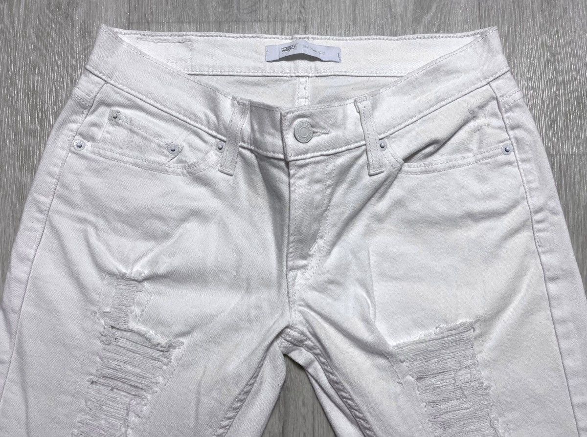 Levi's Vintage Clothing Levi’s 524 Skinny Strip Stitched Torn Distressed Jeans Denim Size 29" - 10 Thumbnail