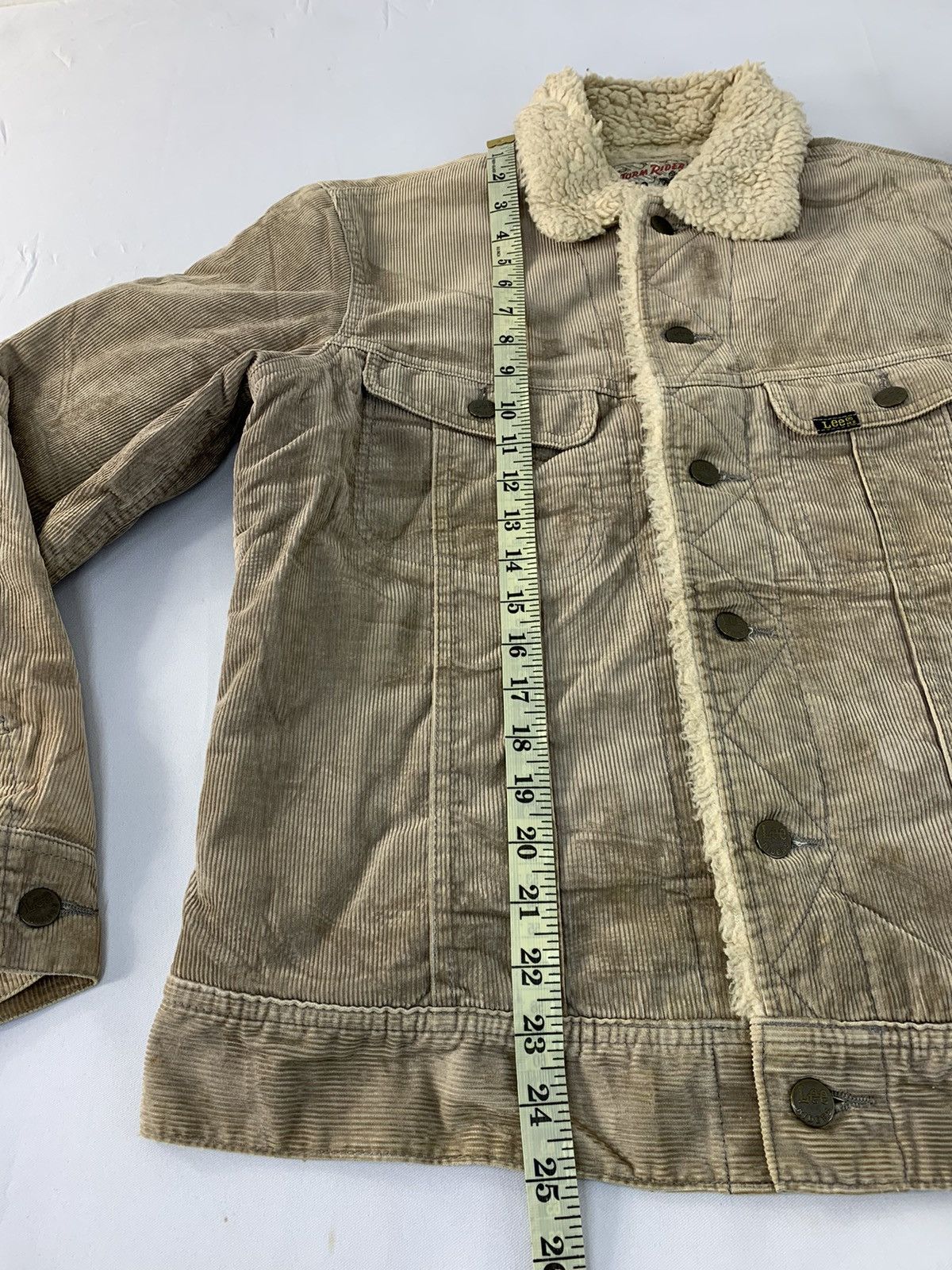 Lee Storm Rider Sanforized Shearling Sherpa Corduroy Jacket Jackets