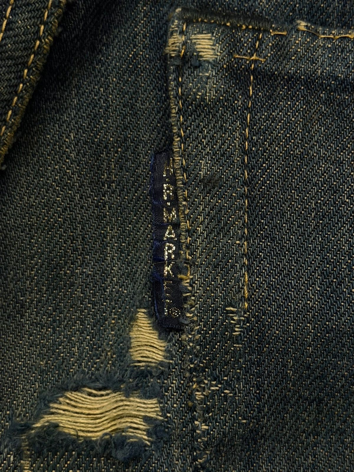 Blue Blue Japan Vintage Blue Blue Japan Selvedge Denim Jeans | W29 Size US 29 - 19 Thumbnail