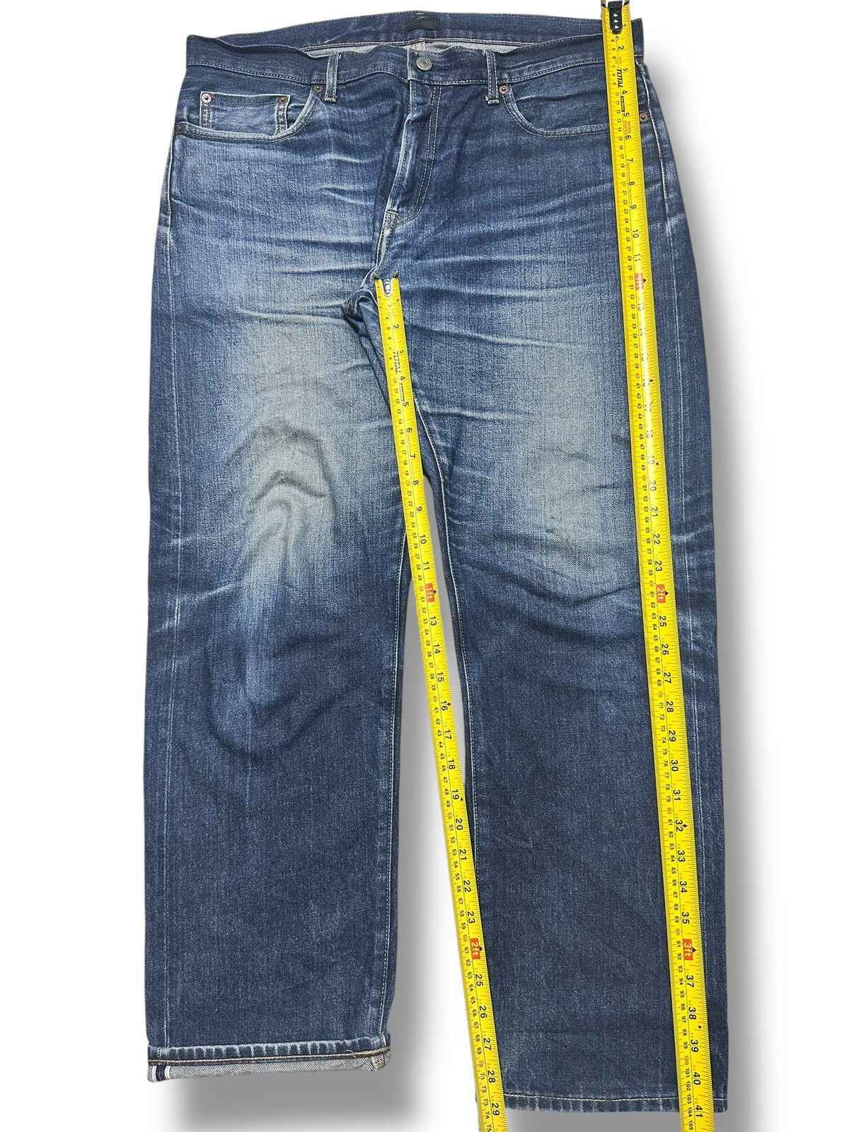 Uniqlo UNIQLO Selvedge Vintage Denim Kaihara Jeans Straight Leg Size US 37 - 19 Thumbnail