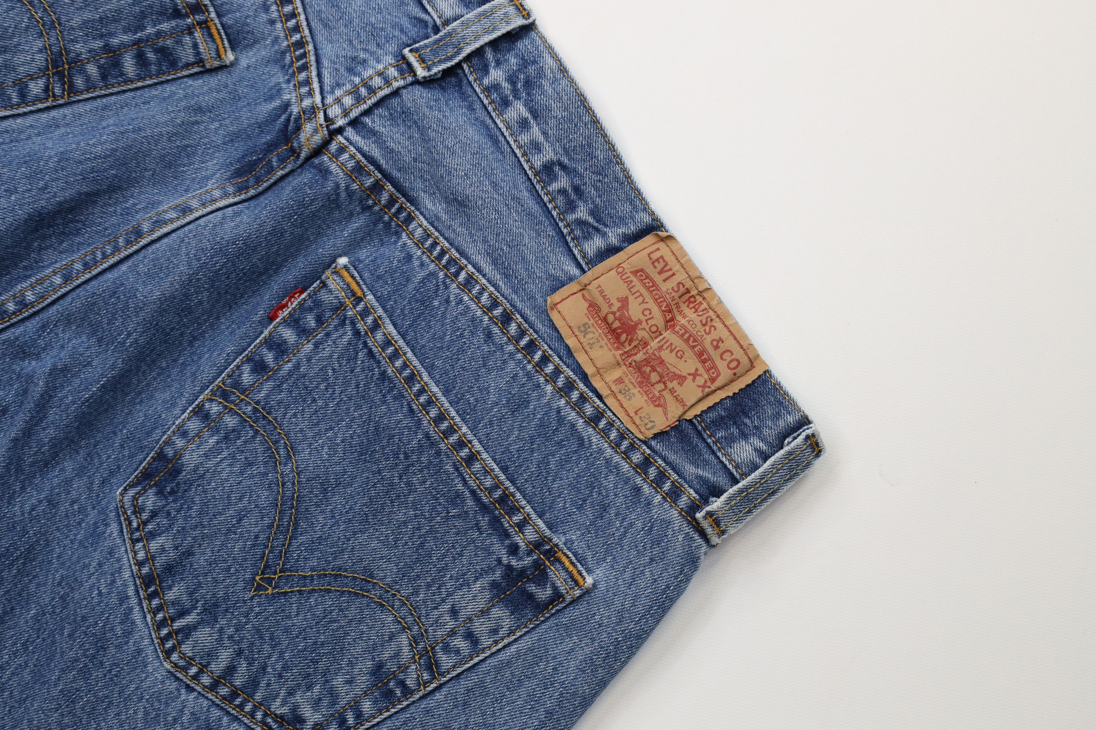 Levi's Vintage Y2K Levis 501xx Fly Original Straight Leg Jeans Size US 36 / EU 52 - 12 Thumbnail