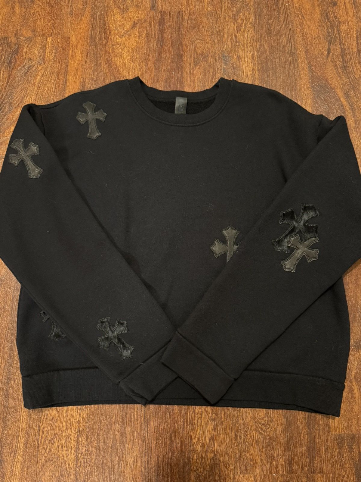 Chrome Hearts Brand New Chrome Hearts Cross Patch Sweater Size US M / EU 48-50 / 2 - 1 Thumbnail