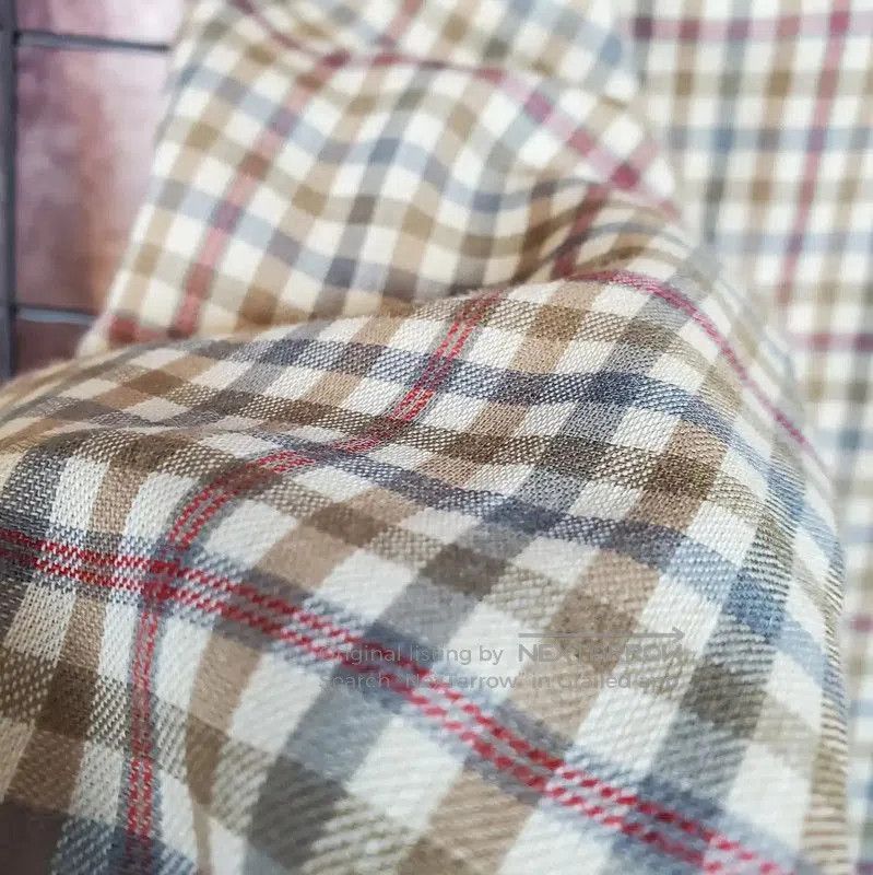 Burberry Burberry Women's Brown Wool Plaid Long Sleeve Shirt. Size M / US 6-8 / IT 42-44 - 9 Thumbnail