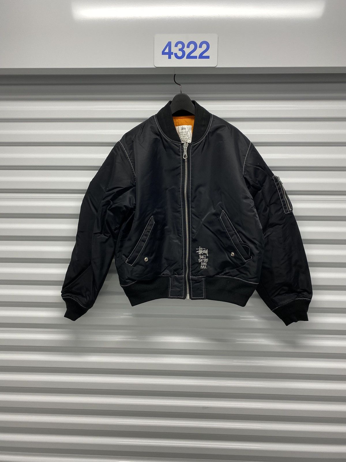 Stussy Stussy Built Reversible Bomber Jacket Black - Small Size US S / EU 44-46 / 1 - 1 Thumbnail