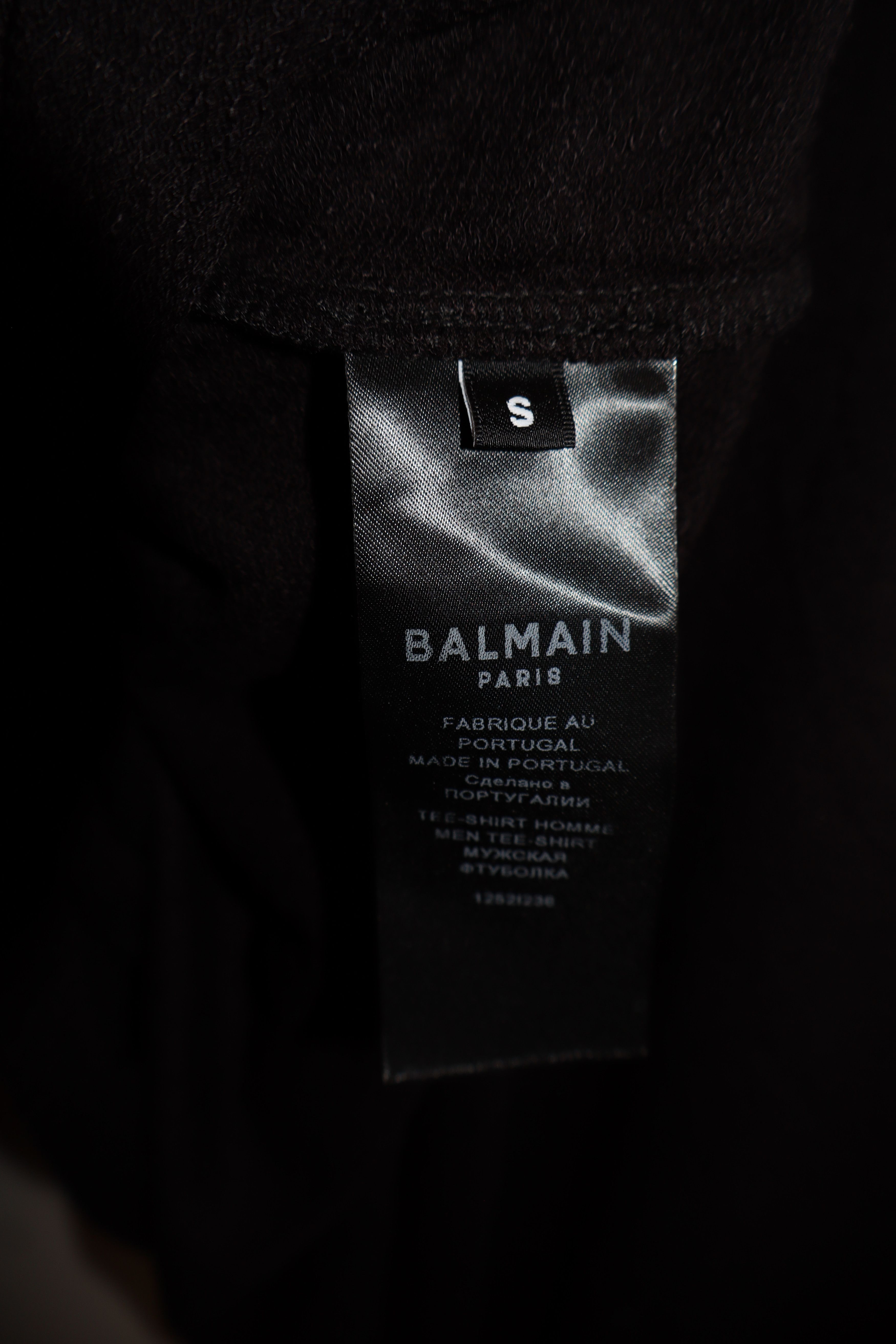Balmain 3D FLOCK PRINT LOGO T-SHIRT Size US S / EU 44-46 / 1 - 9 Thumbnail