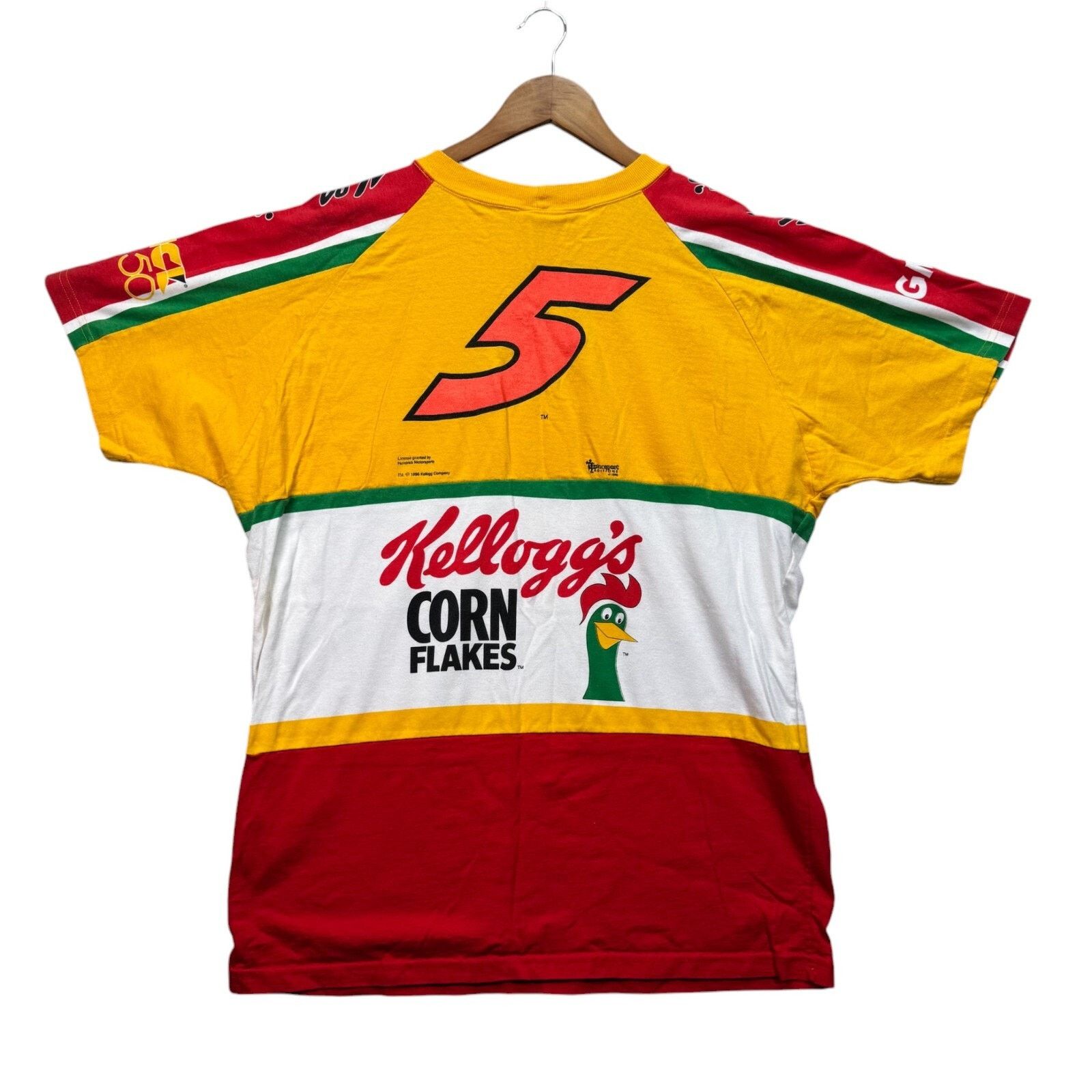 Chase Authentics VTG 1996 Kelloggs Corn Flakes Terry Labonte Racing T Shirt L Size US L / EU 52-54 / 3 - 2 Thumbnail