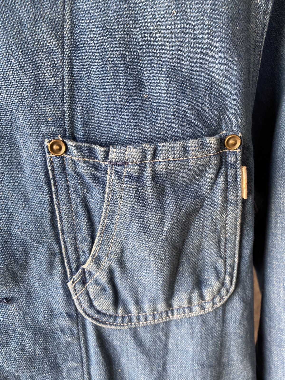 Japanese Brand Vintage John Bull Japan Chore Denim Jacket Workwear Size US S / EU 44-46 / 1 - 6 Thumbnail