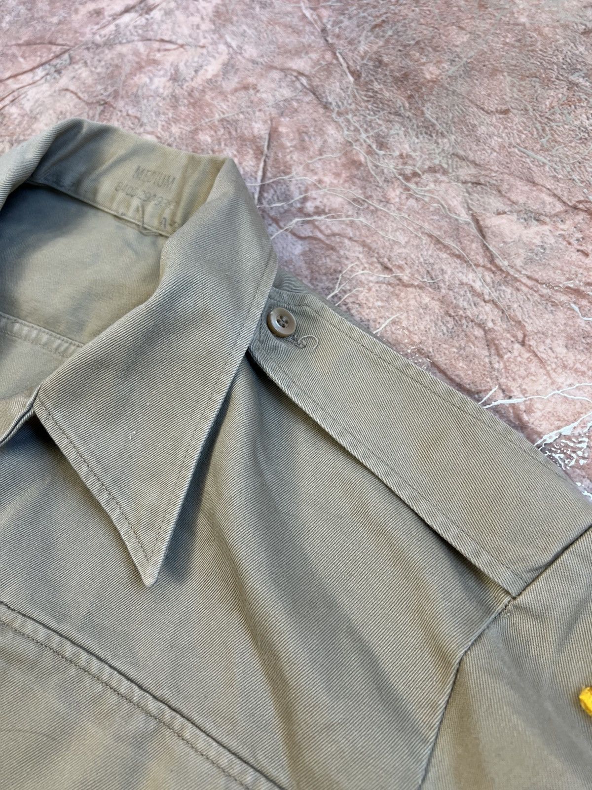 Other Vintage US Army Quarter Shirt Khaki military Size US M / EU 48-50 / 2 - 11 Thumbnail