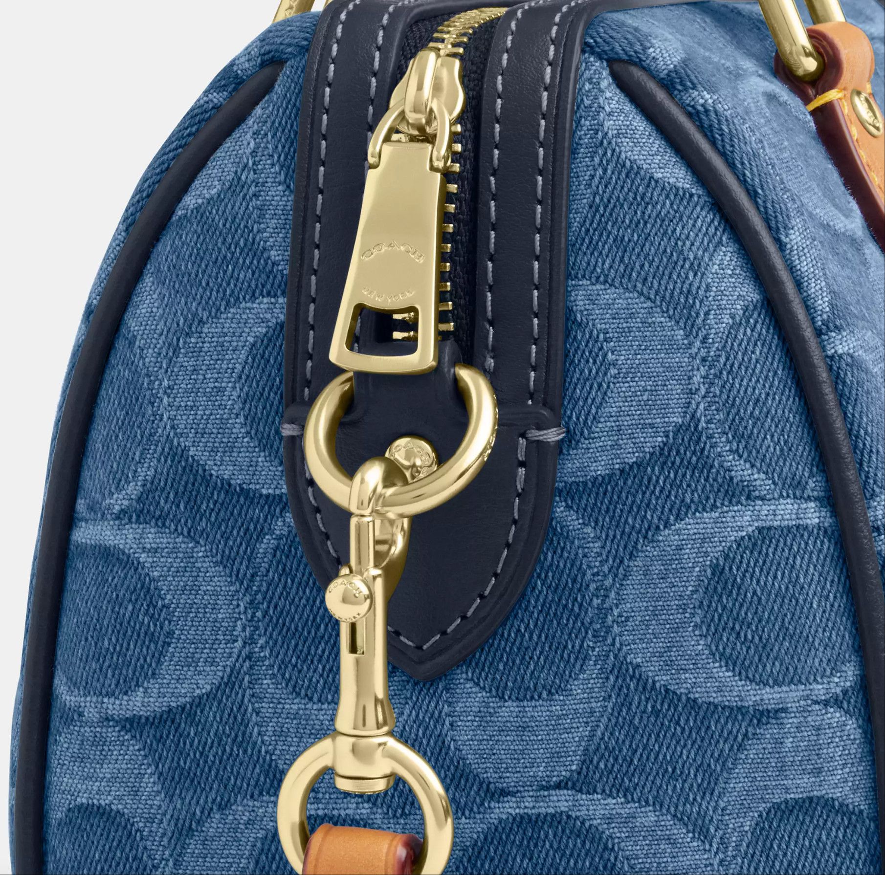 Coach Mini Rowan Crossbody Bag In Signature Denim CDQ36 Size ONE SIZE - 13 Thumbnail