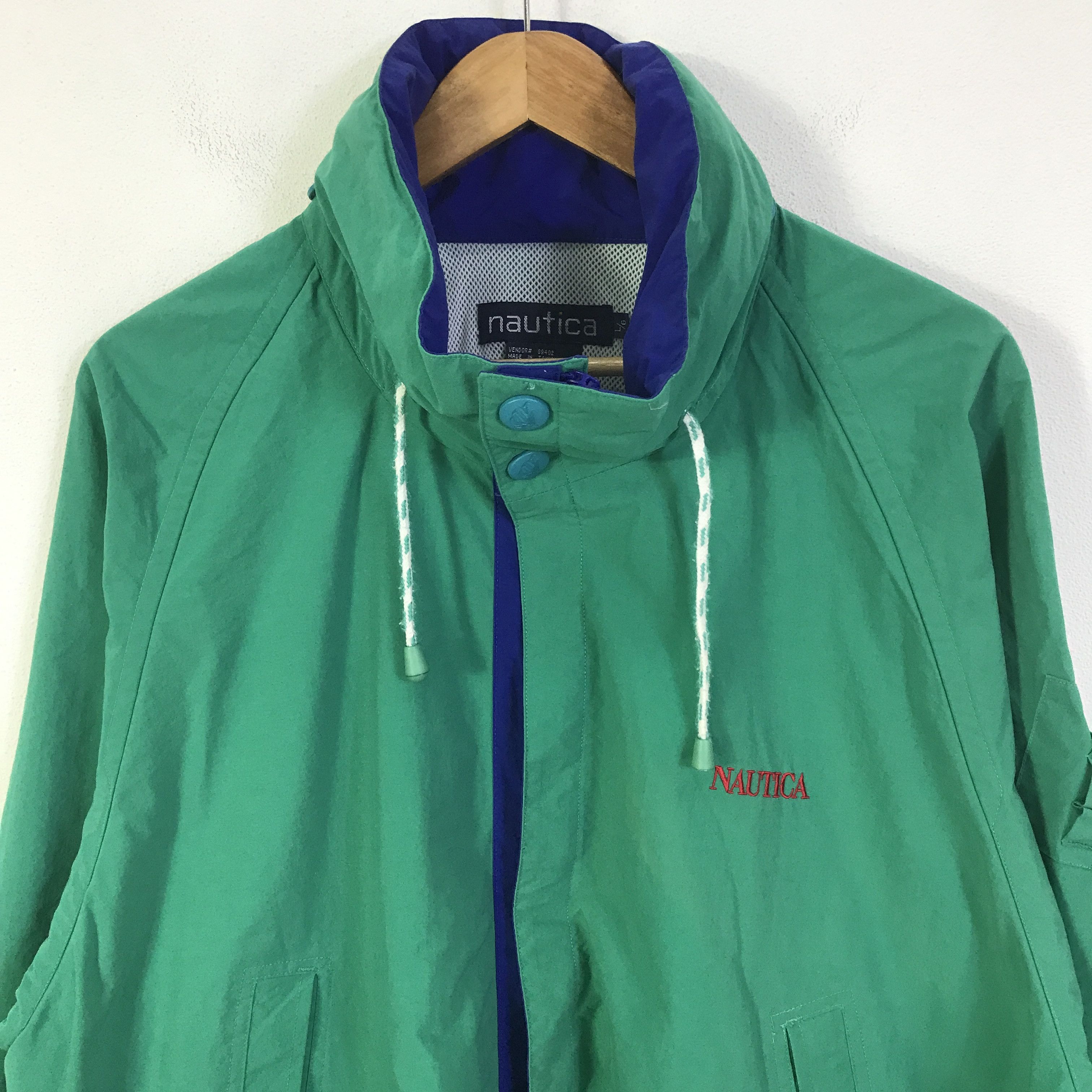 Nautica Vtg Nautica worker Bomber jacket K128B6 Size US L / EU 52-54 / 3 - 2 Thumbnail