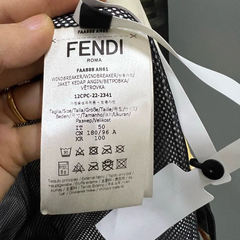 Fendi FENDI TieDye Hooded Jacket Size 44 46 50 Size US M / EU 48-50 / 2 - 5 Thumbnail