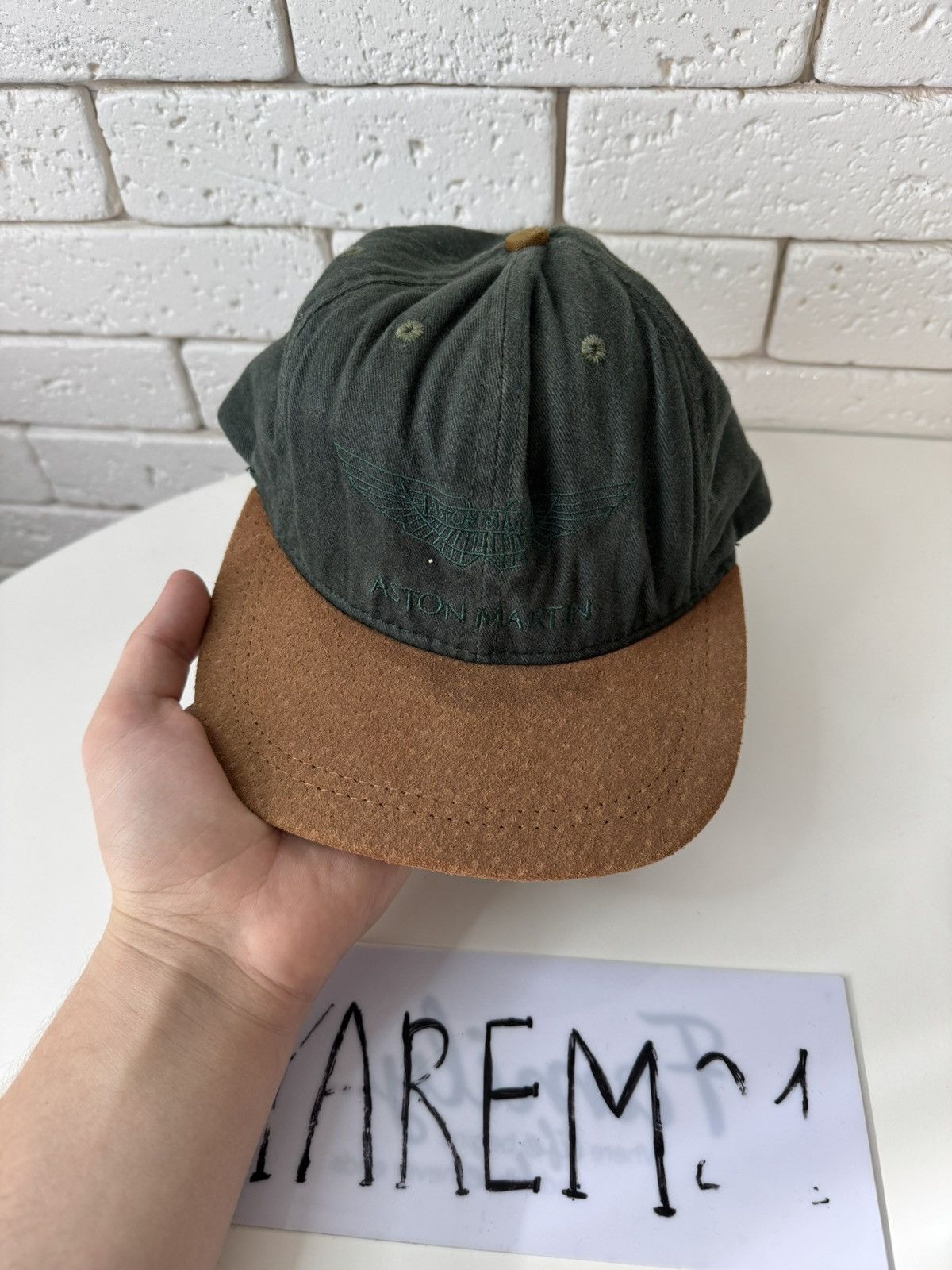 Vintage Aston Martin vintage made in USA cap hat Size ONE SIZE - 2 Thumbnail